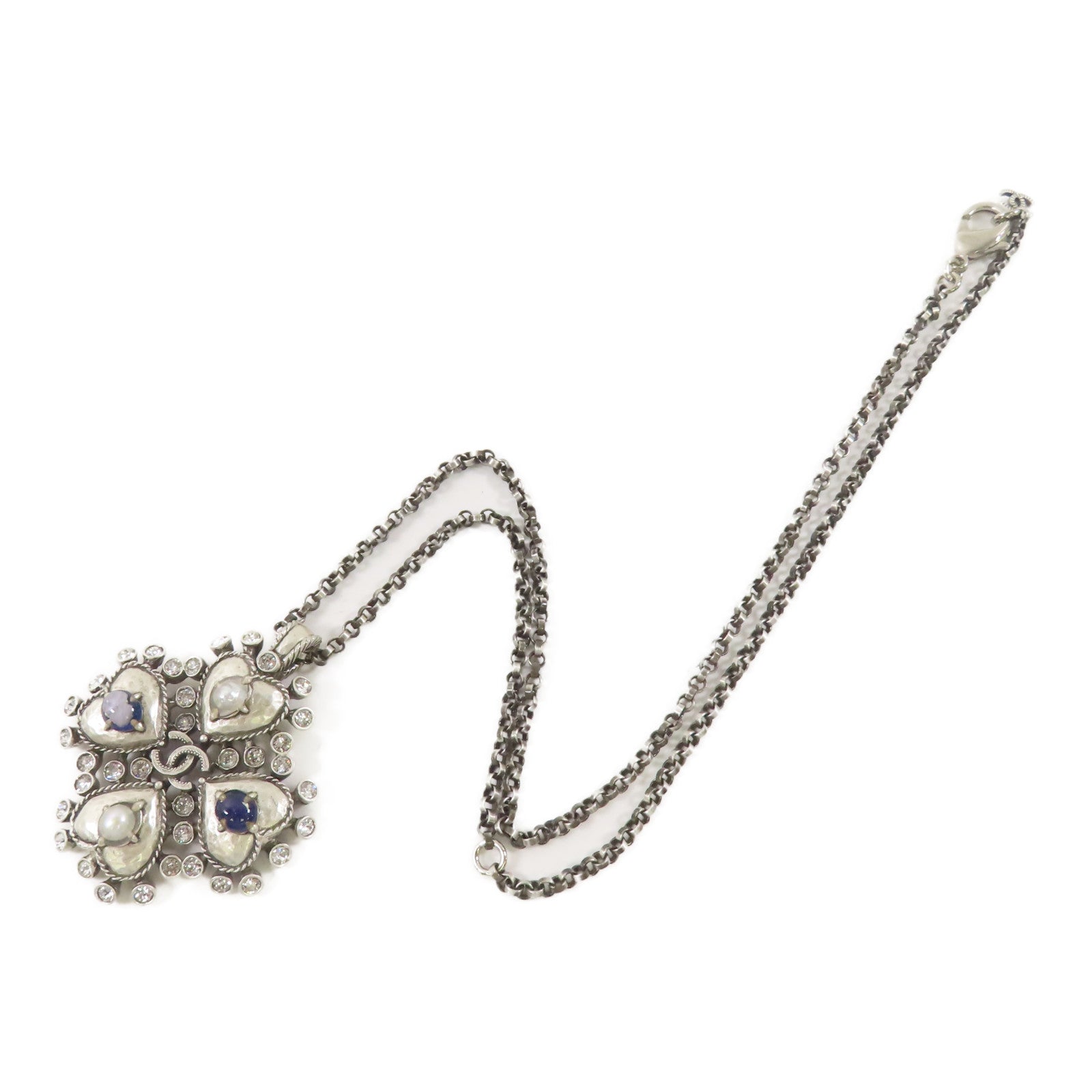 CHANEL 金屬/水晶Necklace項鍊