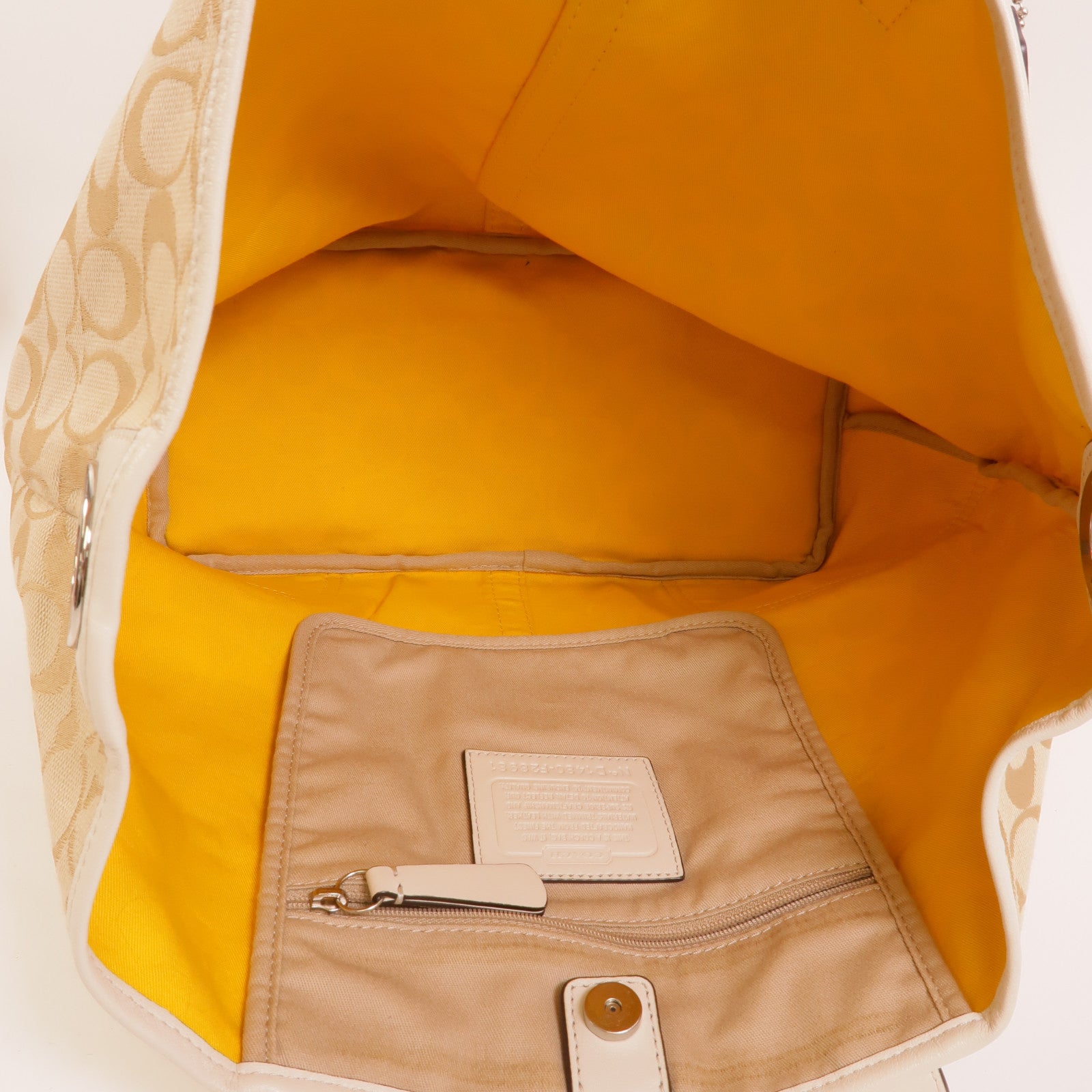 COACH 帆布Tote Bag手挽肩背兩用袋