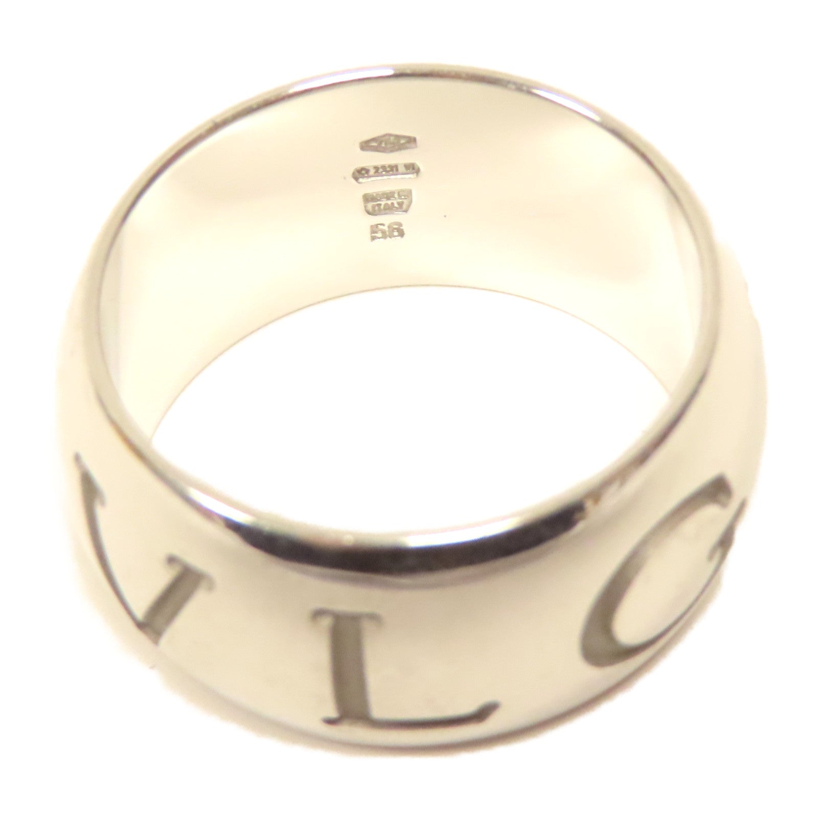 BVLGARI **【激減優惠】18K白金Ring戒指US#7銀色