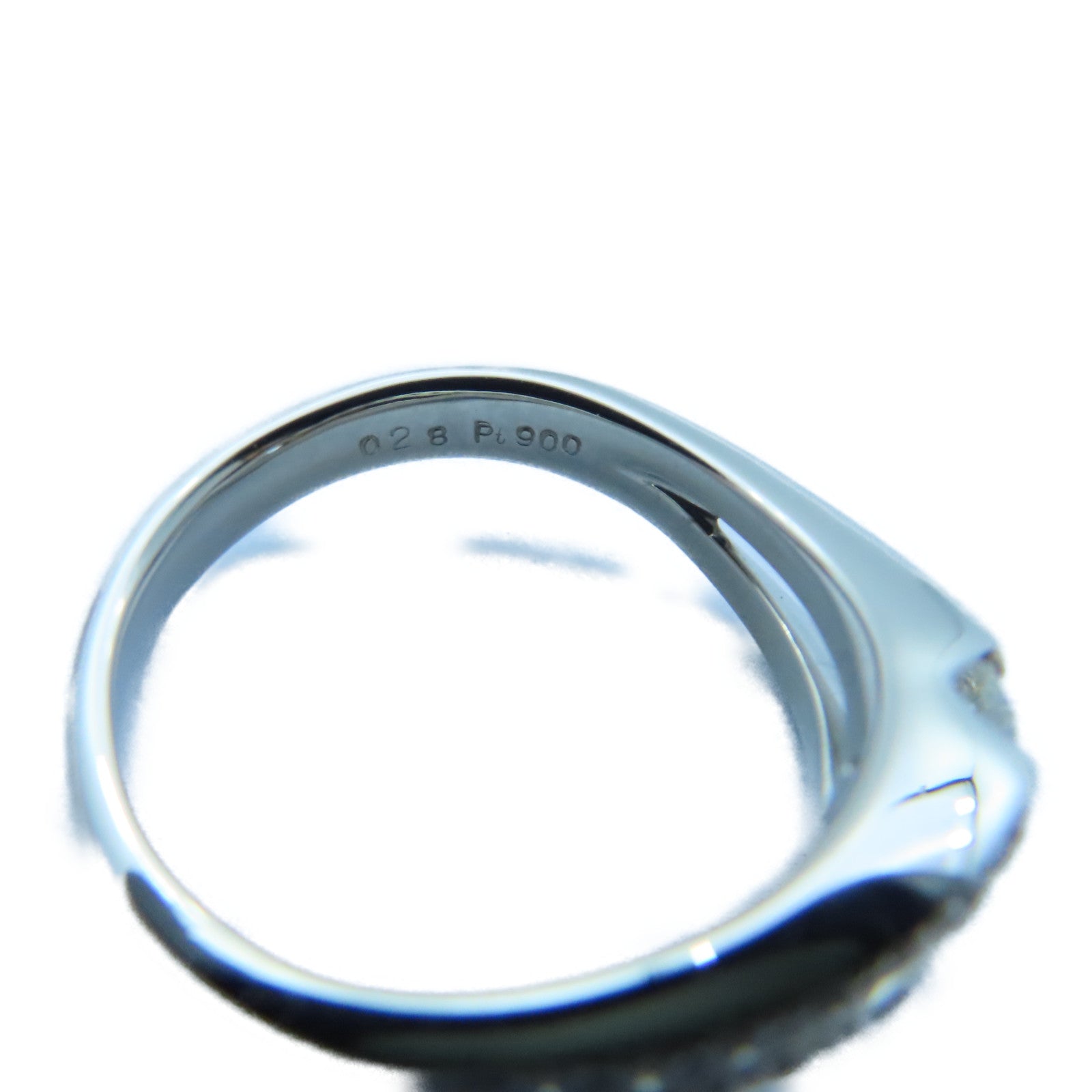JEWELRY 【激減優惠】PT900白金Diamond Ring 0.365ct/0.28ct鑽石戒指US#6