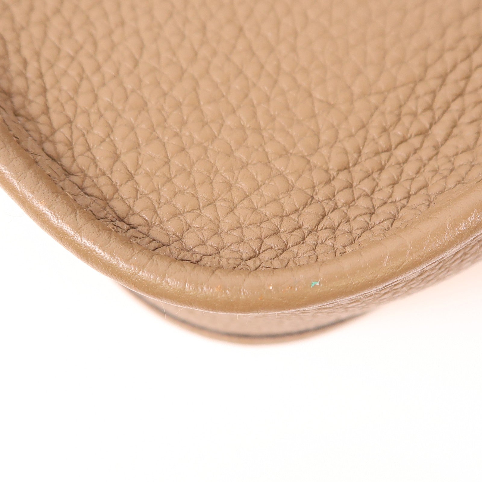 HERMES Maurice皮革Evelyne TPM金扣肩背袋Brown