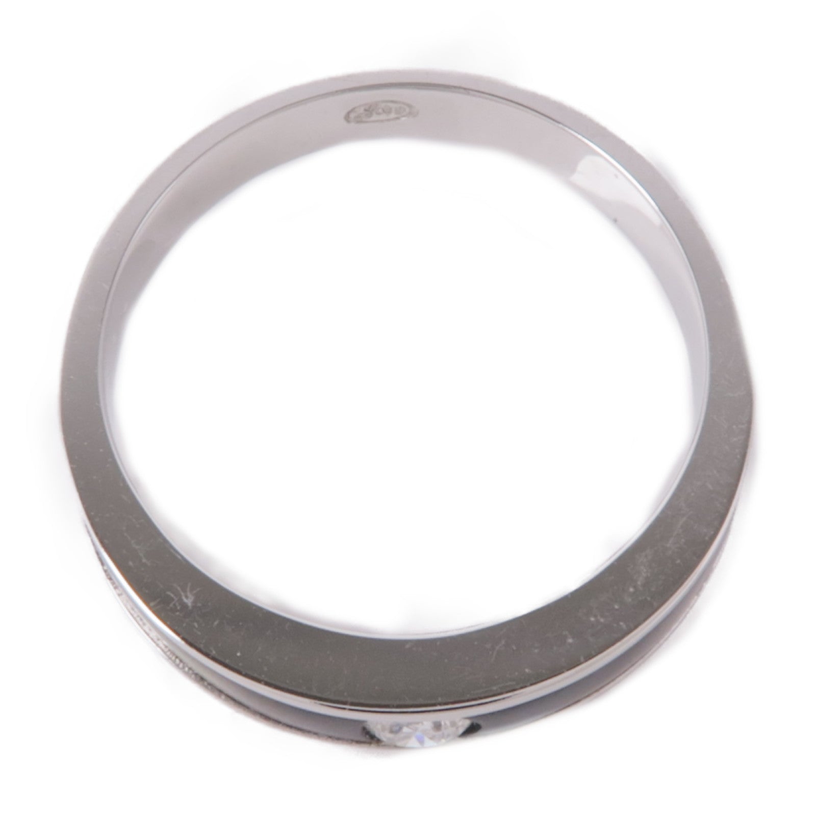 JEWELRY 【激減優惠】18K白金/珍珠母貝Diamond Ring鑽石戒指US#6.25