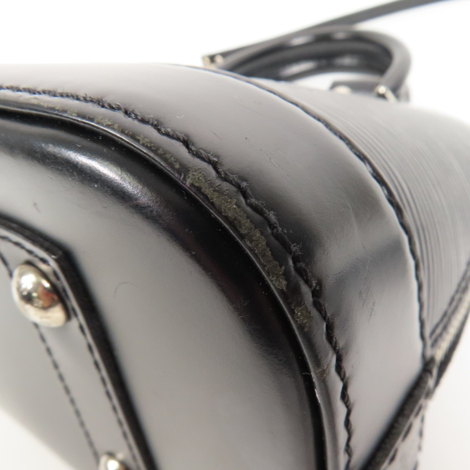 LOUIS VUITTON Epi Alma BB銀扣手挽肩背兩用袋