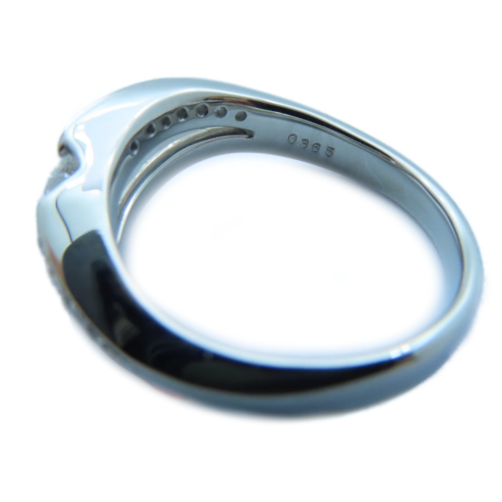 JEWELRY 【激減優惠】PT900白金Diamond Ring 0.365ct/0.28ct鑽石戒指US#6