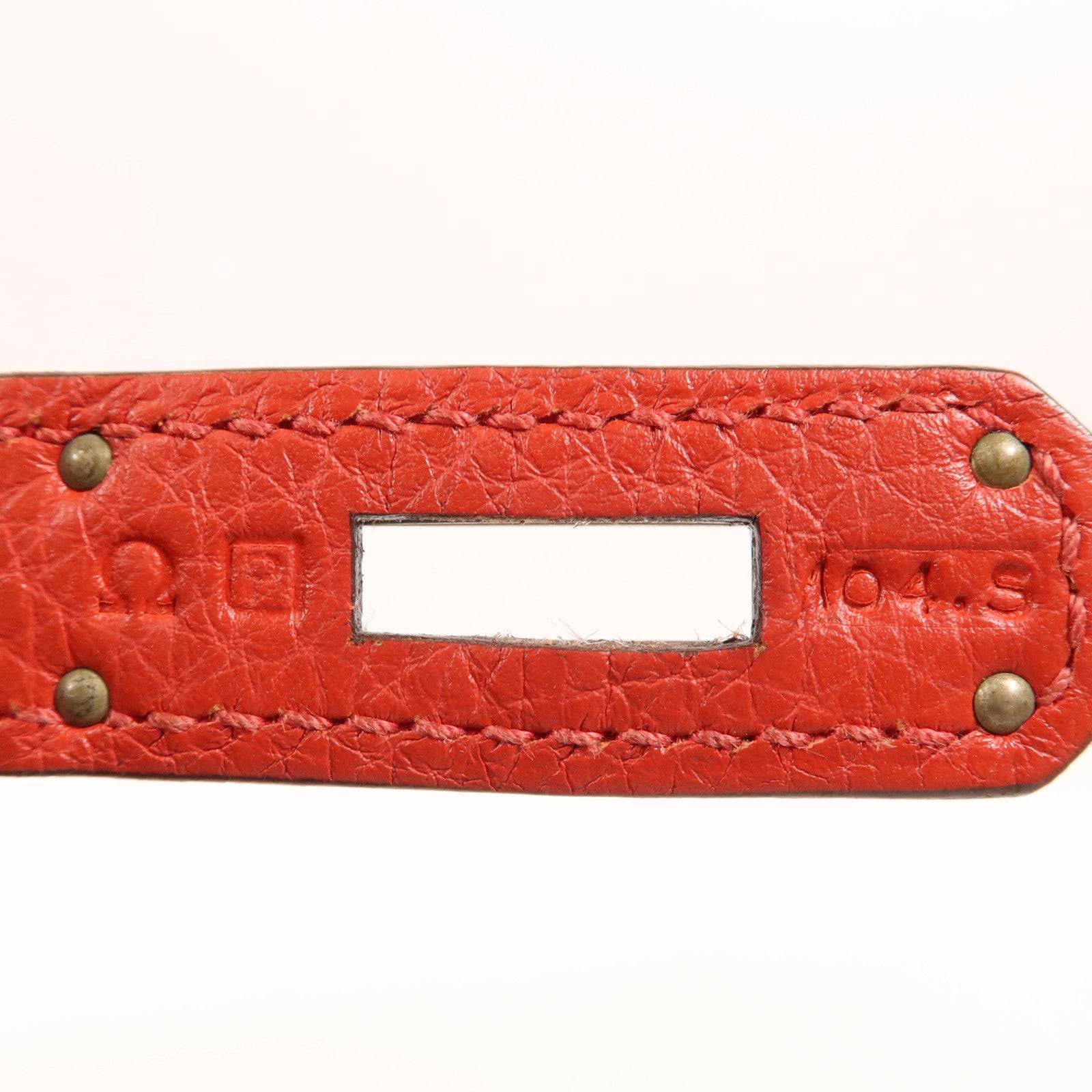 HERMES Clemence皮革Kelly 32銀扣手挽肩背兩用袋Rouge Casaque