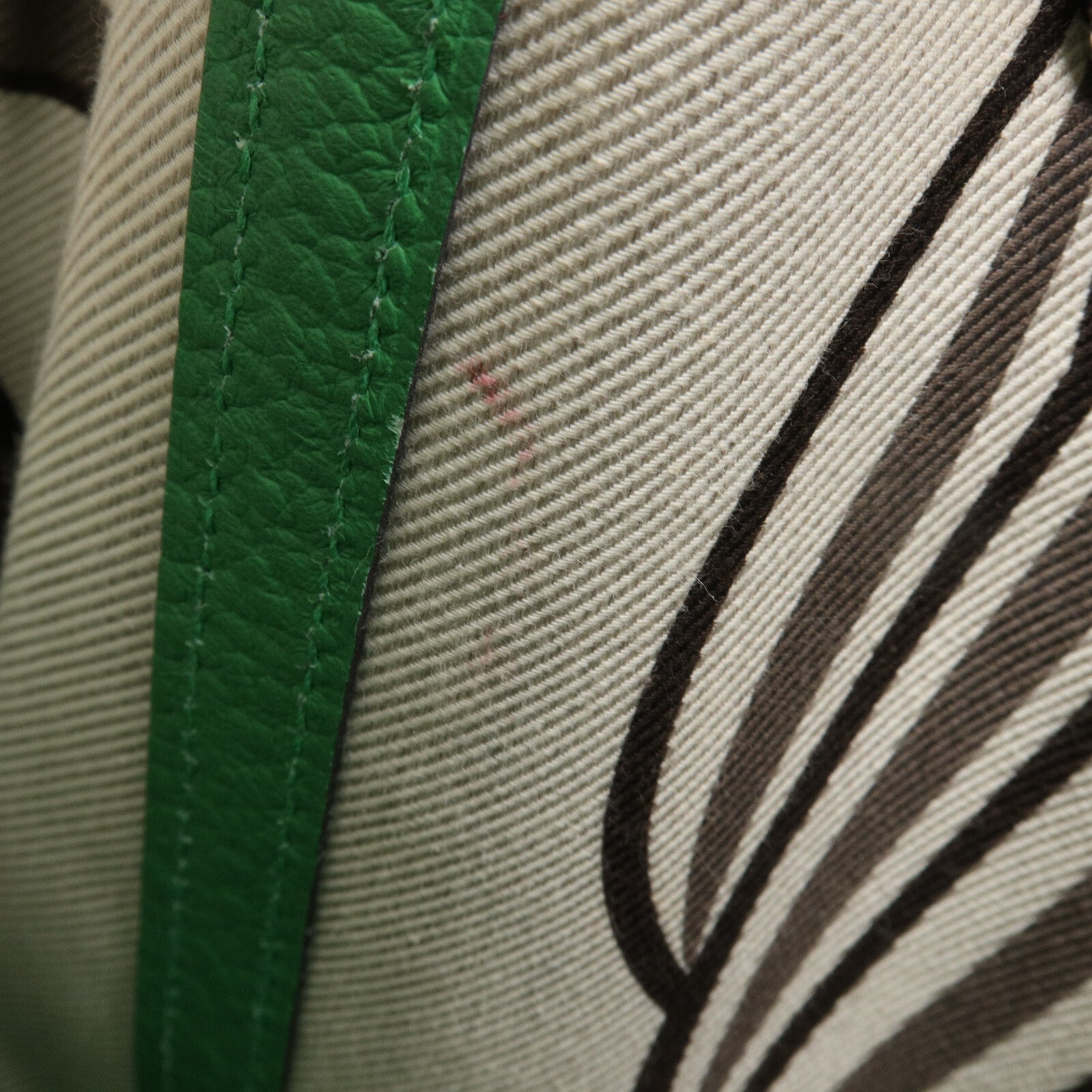 HERMES Country皮革Garden Party PM手挽袋Bamboo