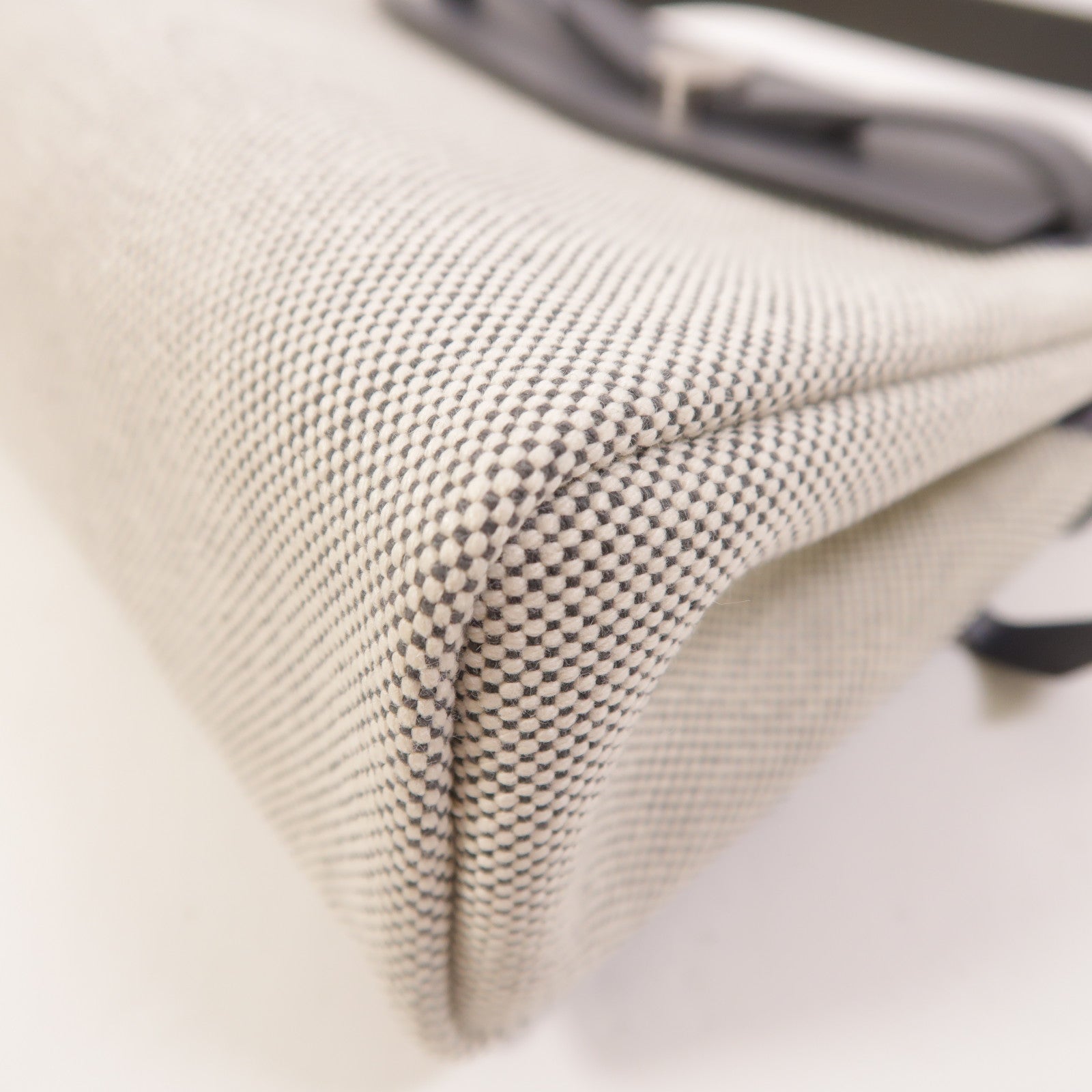 HERMES Toile H帆布Mini Herbag肩背袋Ardoise