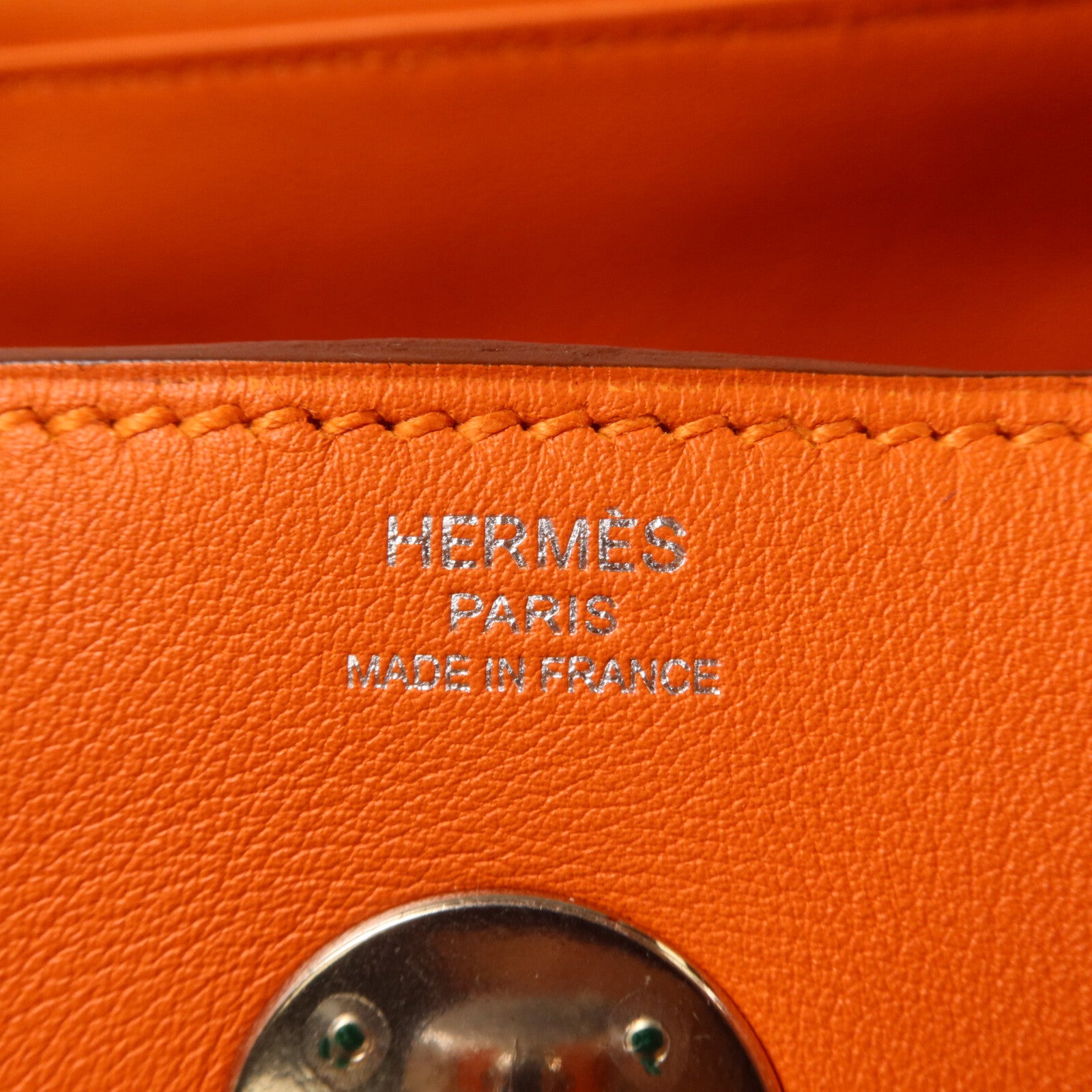 HERMES Swift皮革Lindy 26手挽肩背兩用袋Feu