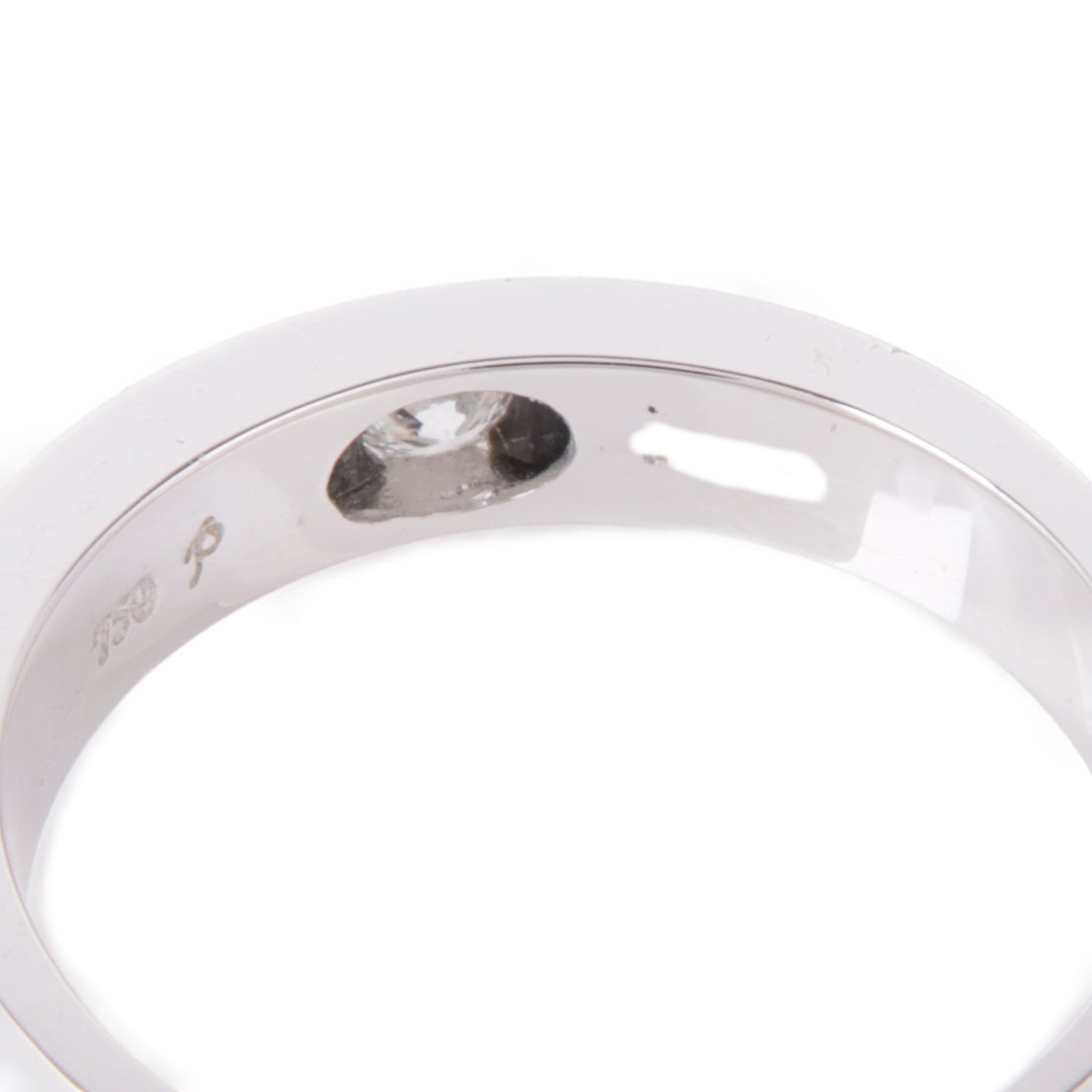 JEWELRY 【激減優惠】18K白金/珍珠母貝Diamond Ring鑽石戒指US#6.25