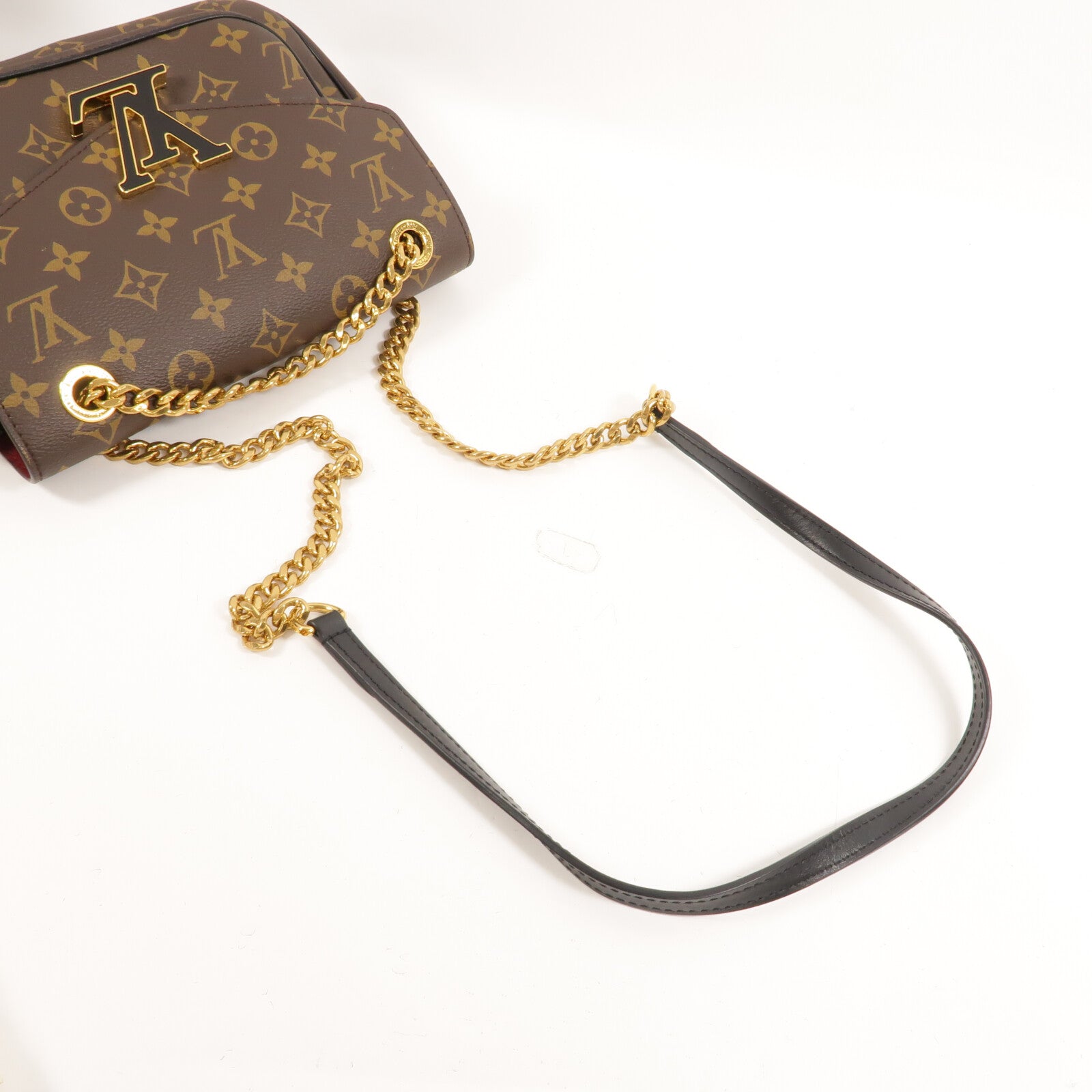 LOUIS VUITTON Monogram Passy金扣肩背袋棕色
