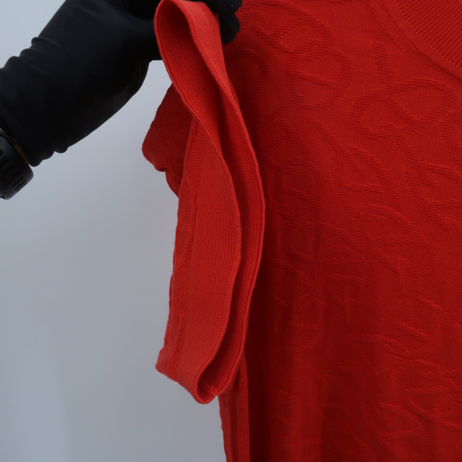 HERMES Silk/Cotton Naoussa Chaine Short Knitwear上衣