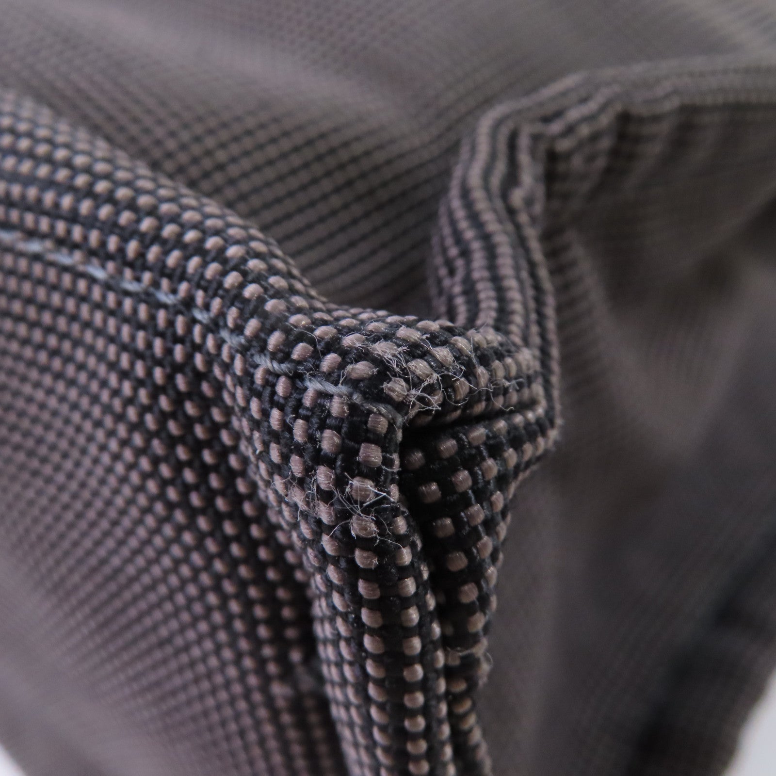 HERMES 帆布Fourre Tout Cabas MM Tote Bag銀扣手挽袋炭灰色