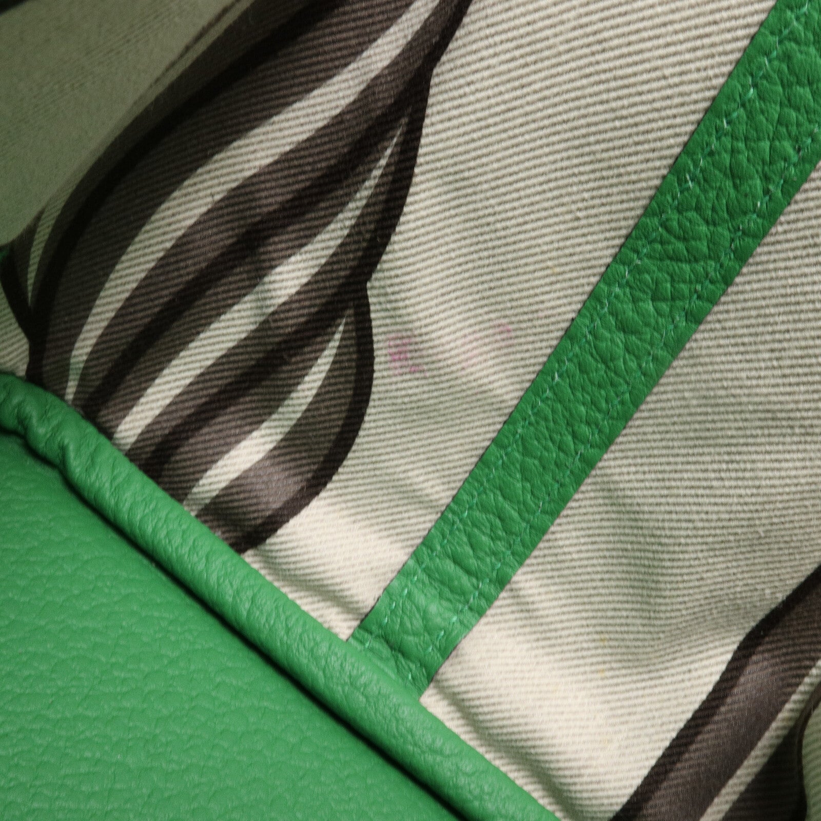 HERMES Country皮革Garden Party PM手挽袋Bamboo