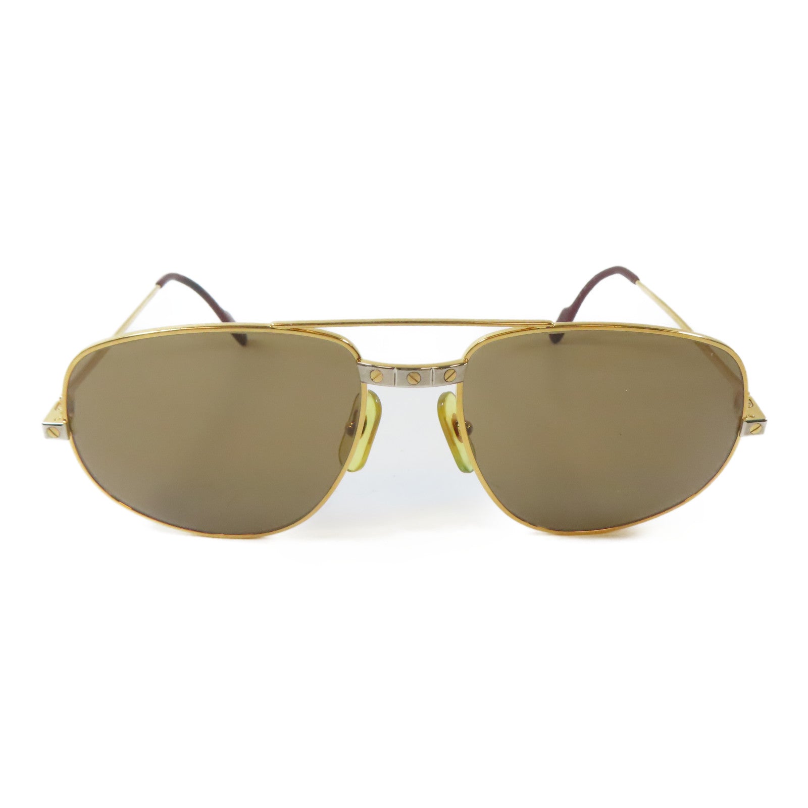 CARTIER 金屬Sunglasses太陽眼鏡金色