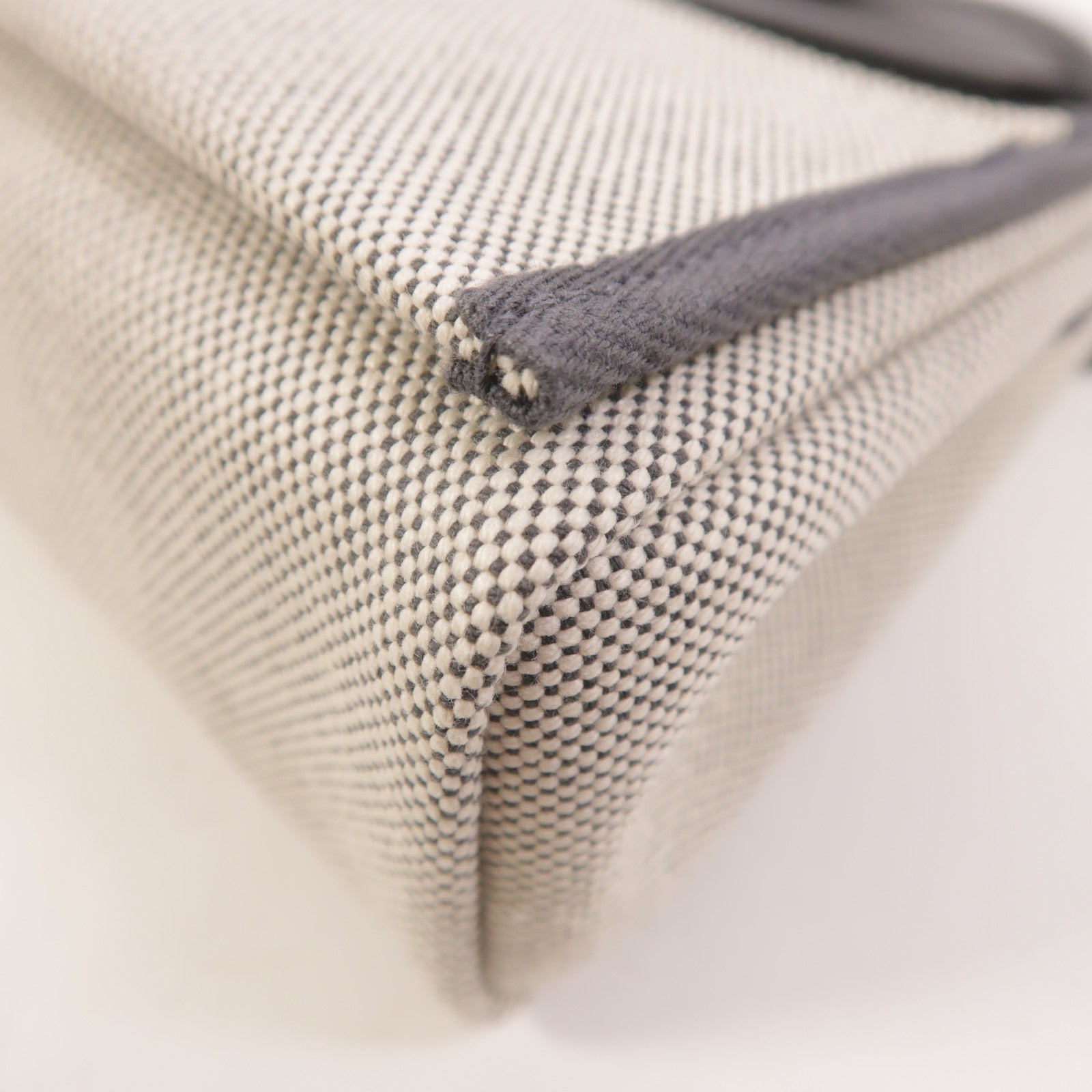 HERMES Toile H帆布Mini Herbag肩背袋Ardoise