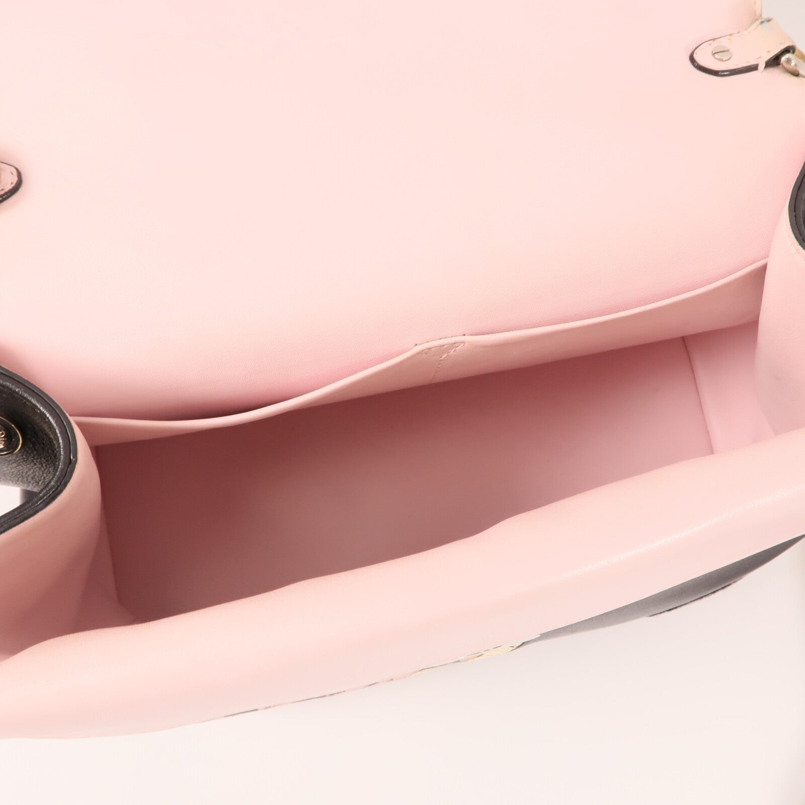 Dior 牛皮皮革Hand Bag銀扣手挽肩背兩用袋