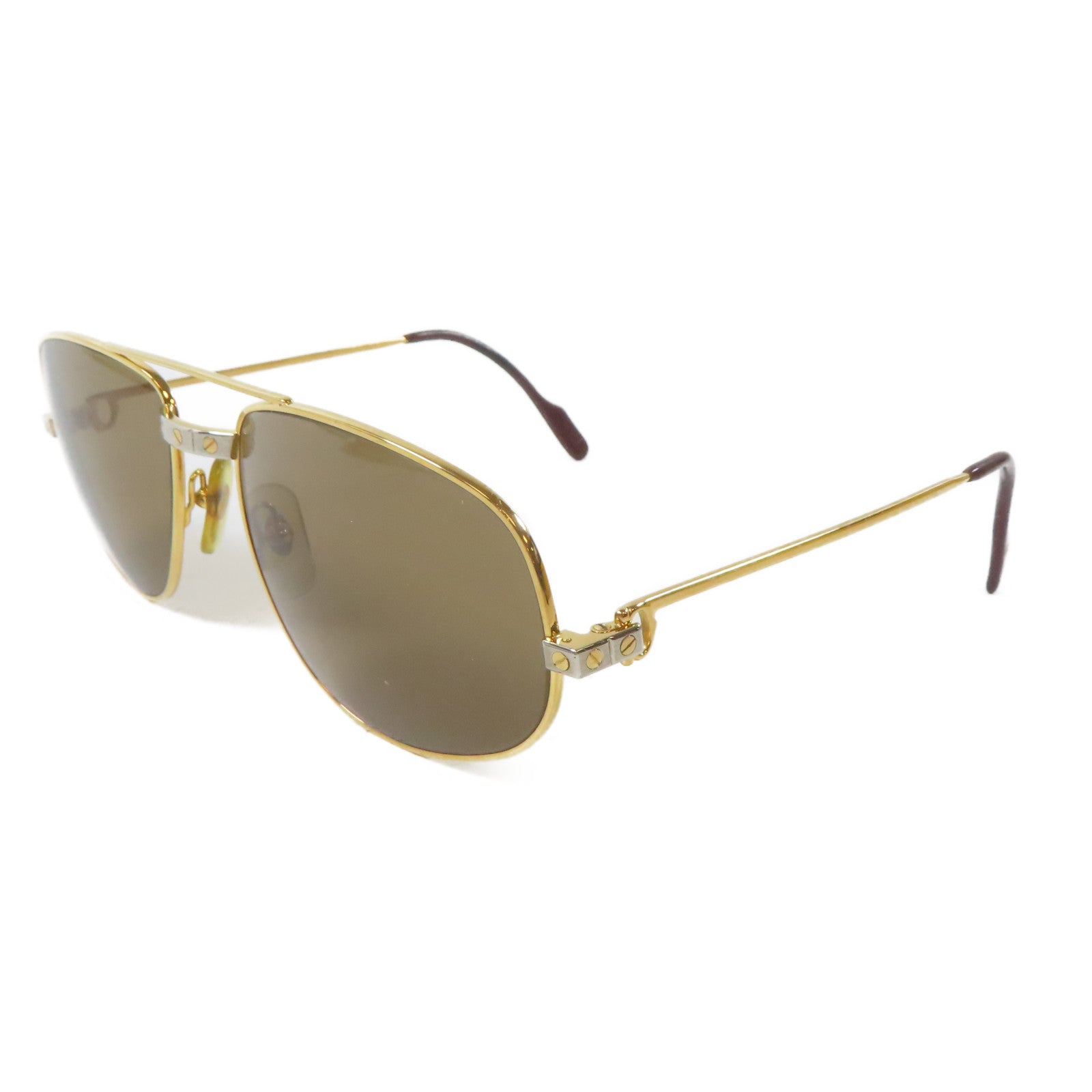CARTIER 金屬Sunglasses太陽眼鏡金色