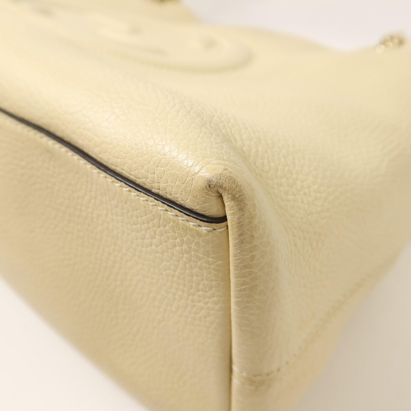 GUCCI 牛皮皮革Shoulder Bag鏈帶手挽肩背兩用袋