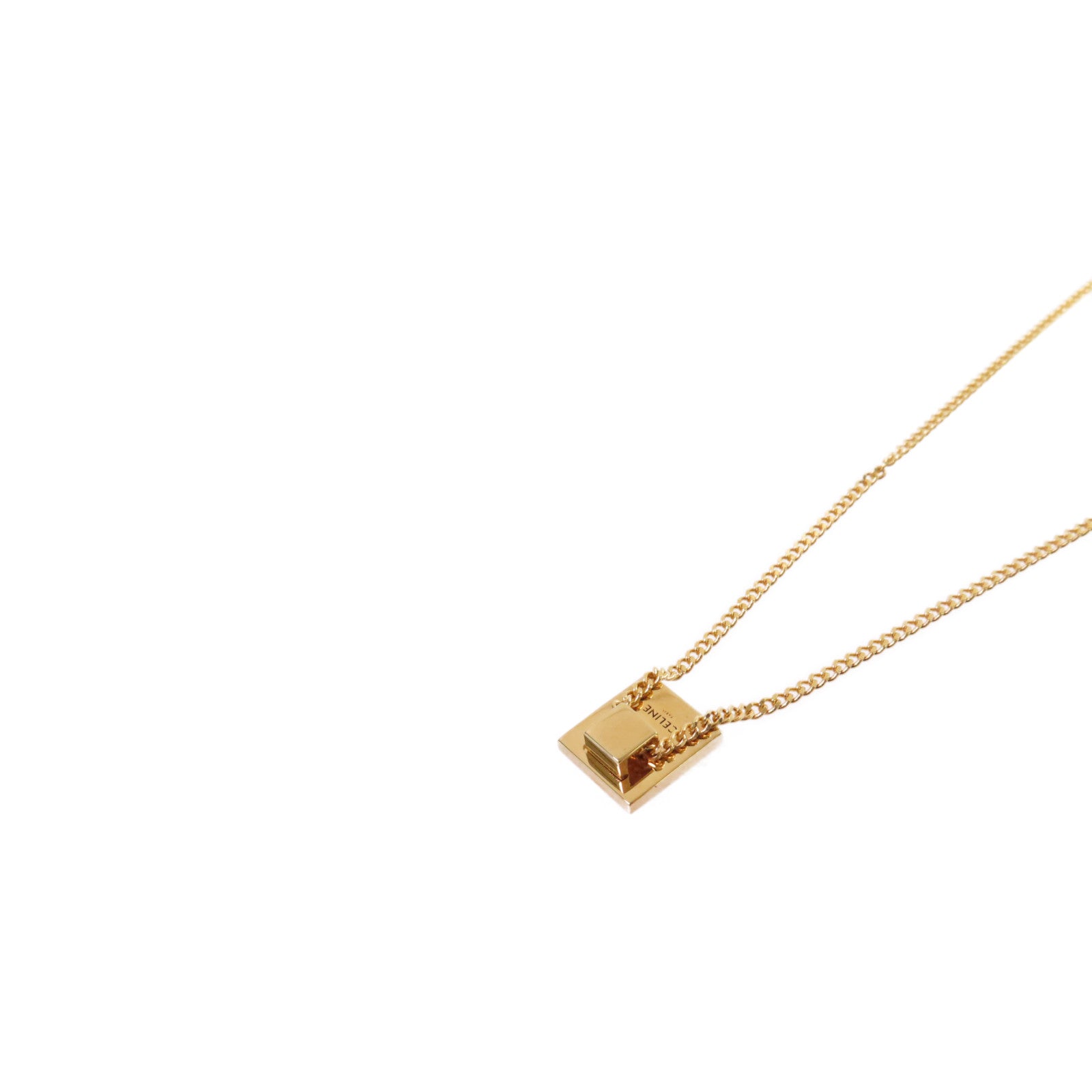 CELINE 金屬Necklace項鏈金色