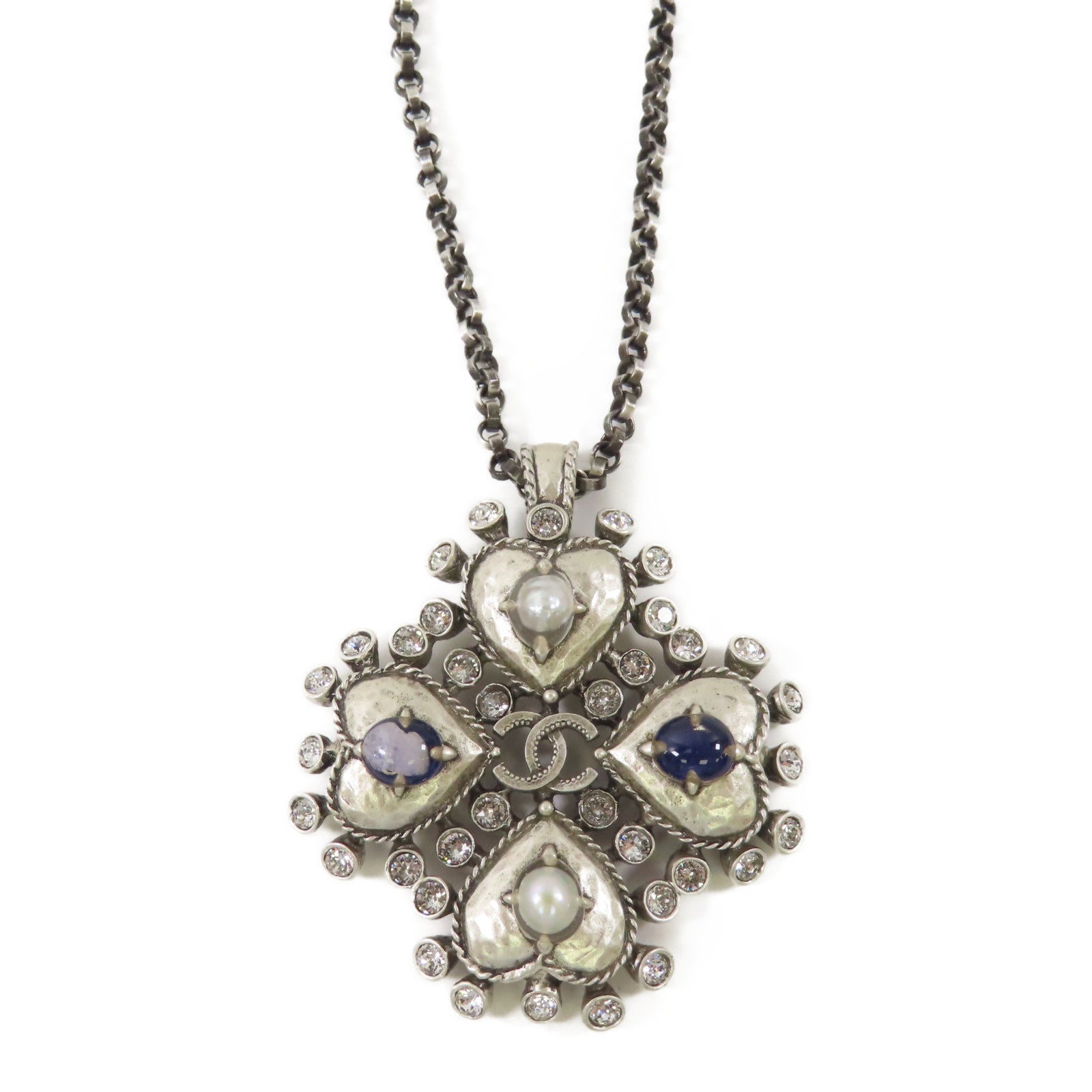CHANEL 金屬/水晶Necklace項鍊