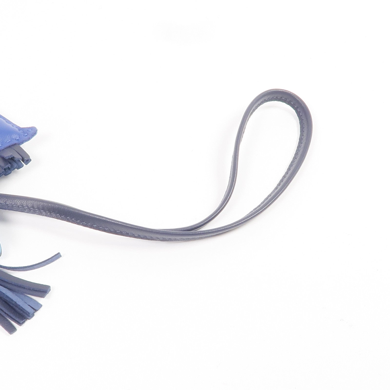 HERMES Milo皮革/Swift皮革Rodeo Pegase PM Charm掛飾Bleu Nuit