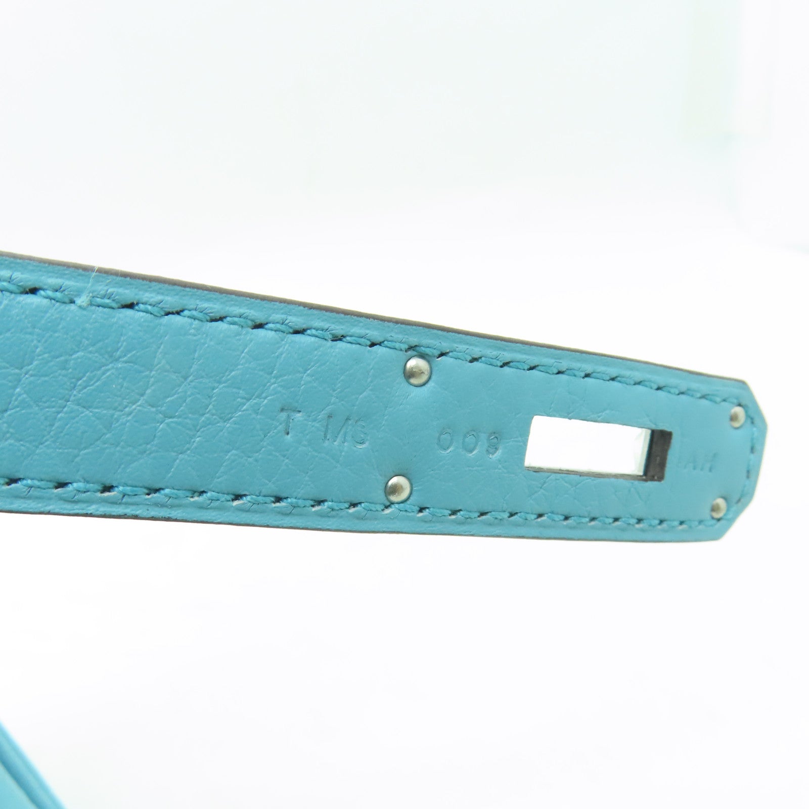 HERMES 【清倉大減價】Togo皮革Birkin 30銀扣手挽袋Bleu Saint Cyr淺藍色
