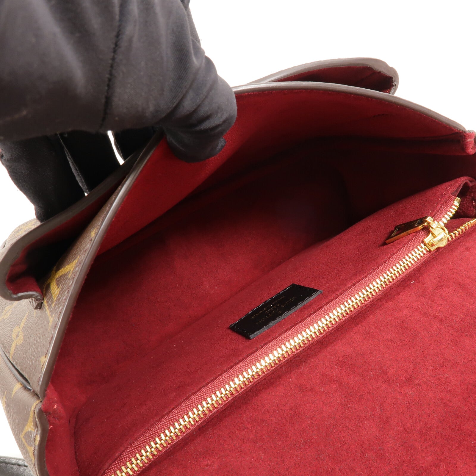 LOUIS VUITTON Monogram Passy金扣肩背袋棕色