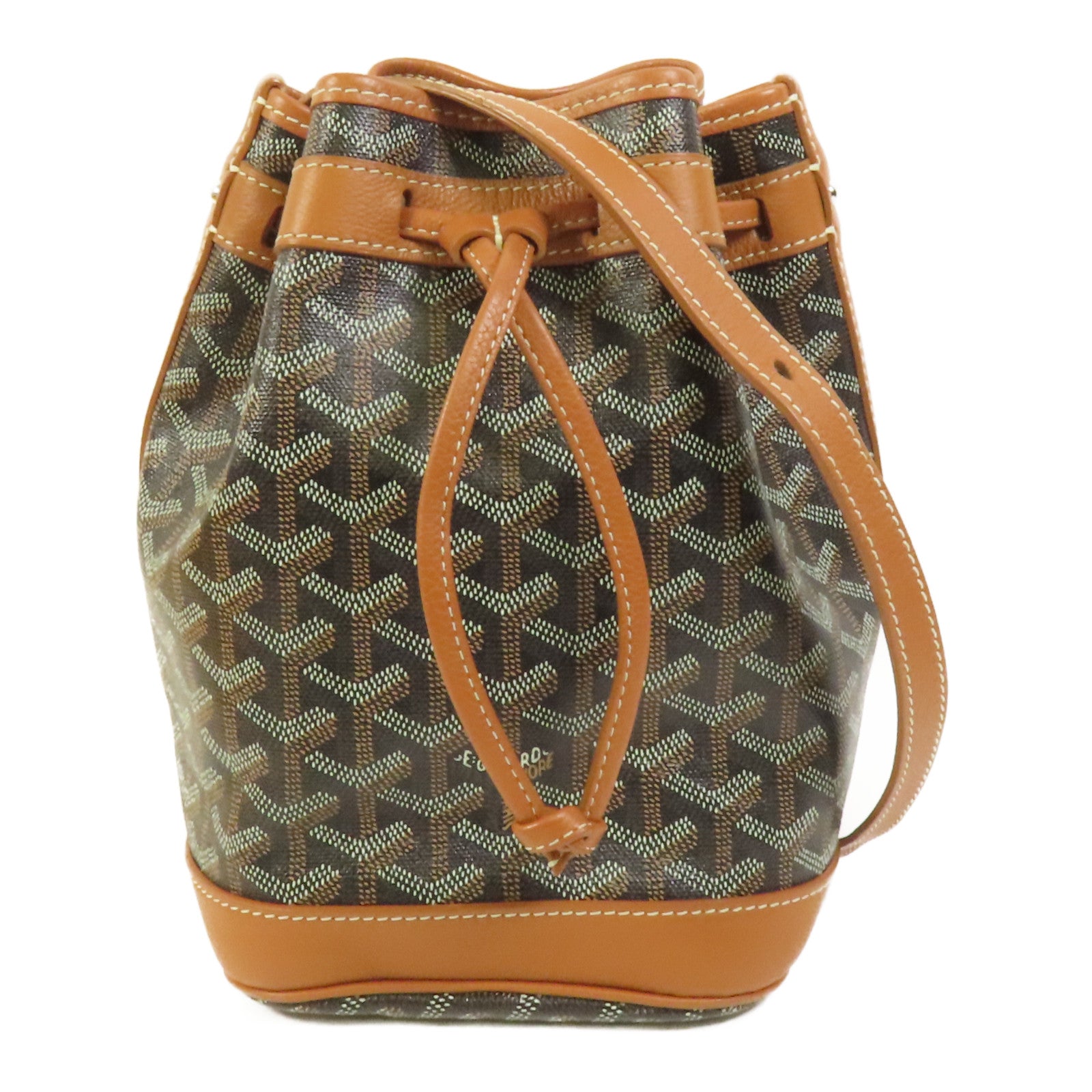 GOYARD 【激減優惠】塗層帆布Petit Flot Bucket Bag肩背袋