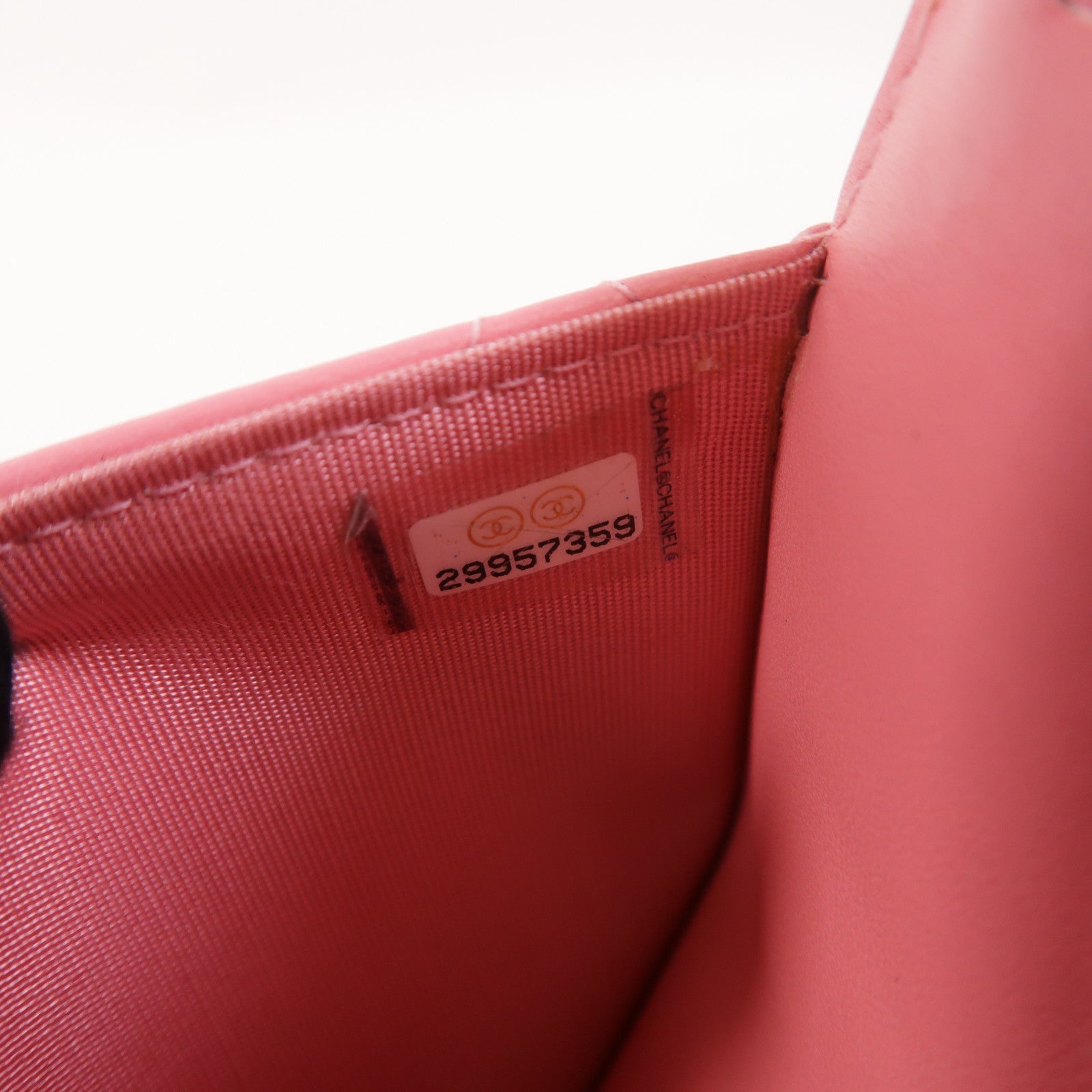 CHANEL 羊皮皮革WOC Wallet On Chain金扣鏈帶肩背袋