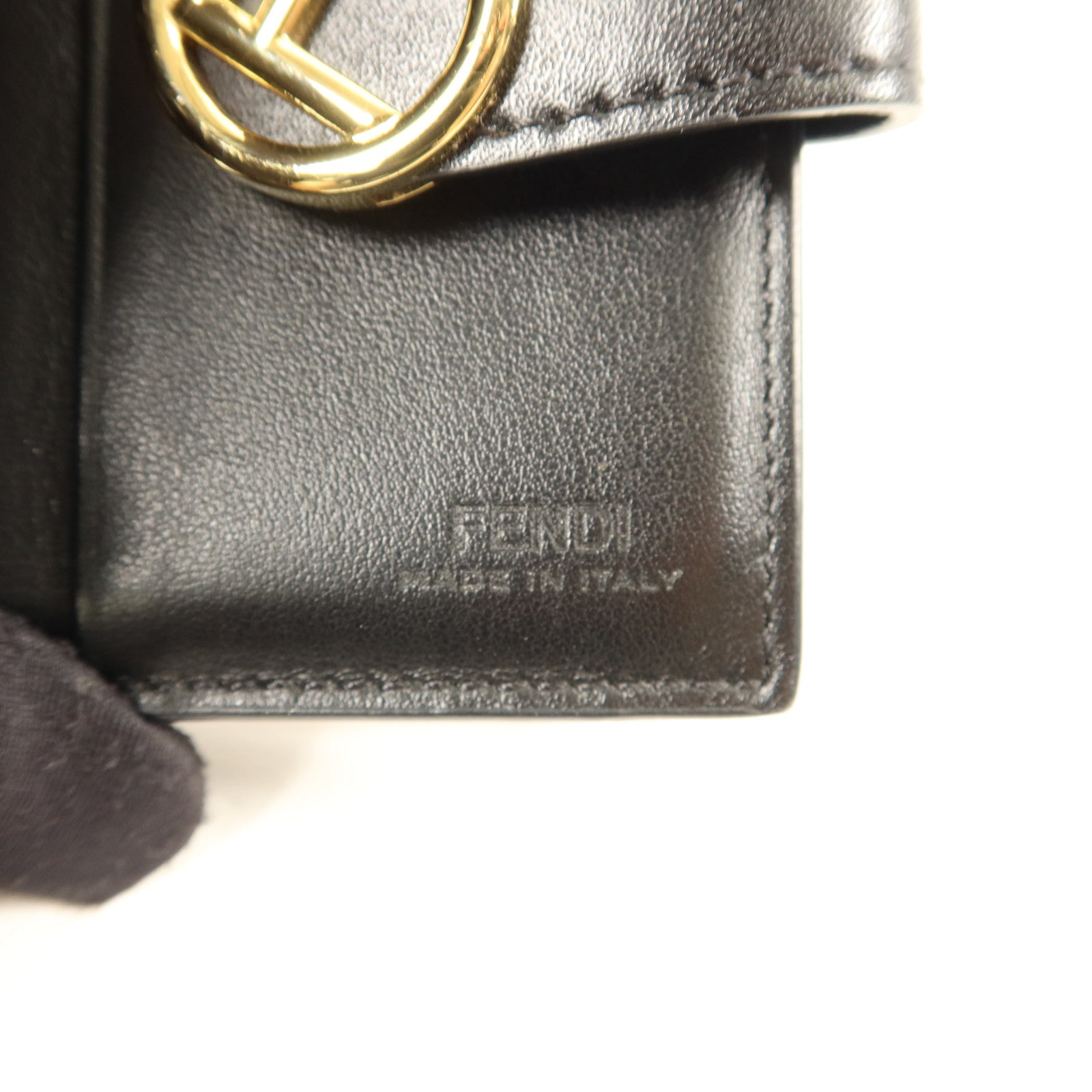 FENDI 牛皮皮革Wallet金扣錢包