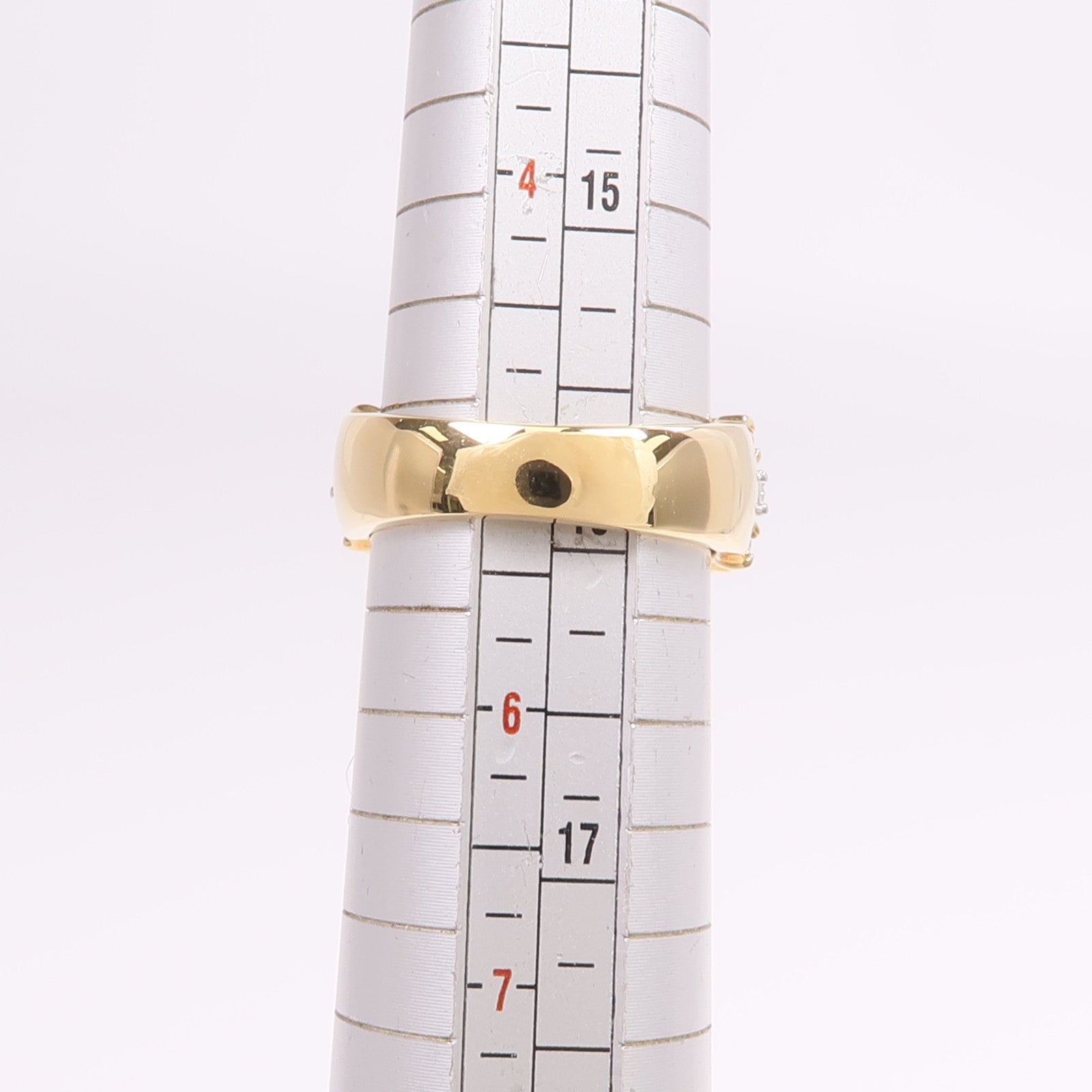 JEWELRY 18K黃金/PT900鉑金Aquamarine Diamond Ring藍晶/鑽石戒指US#5.25