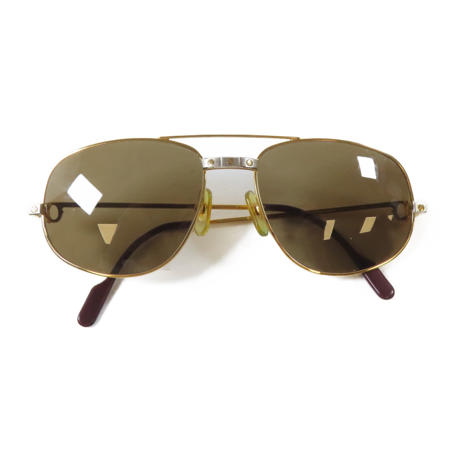 CARTIER 金屬Sunglasses太陽眼鏡金色