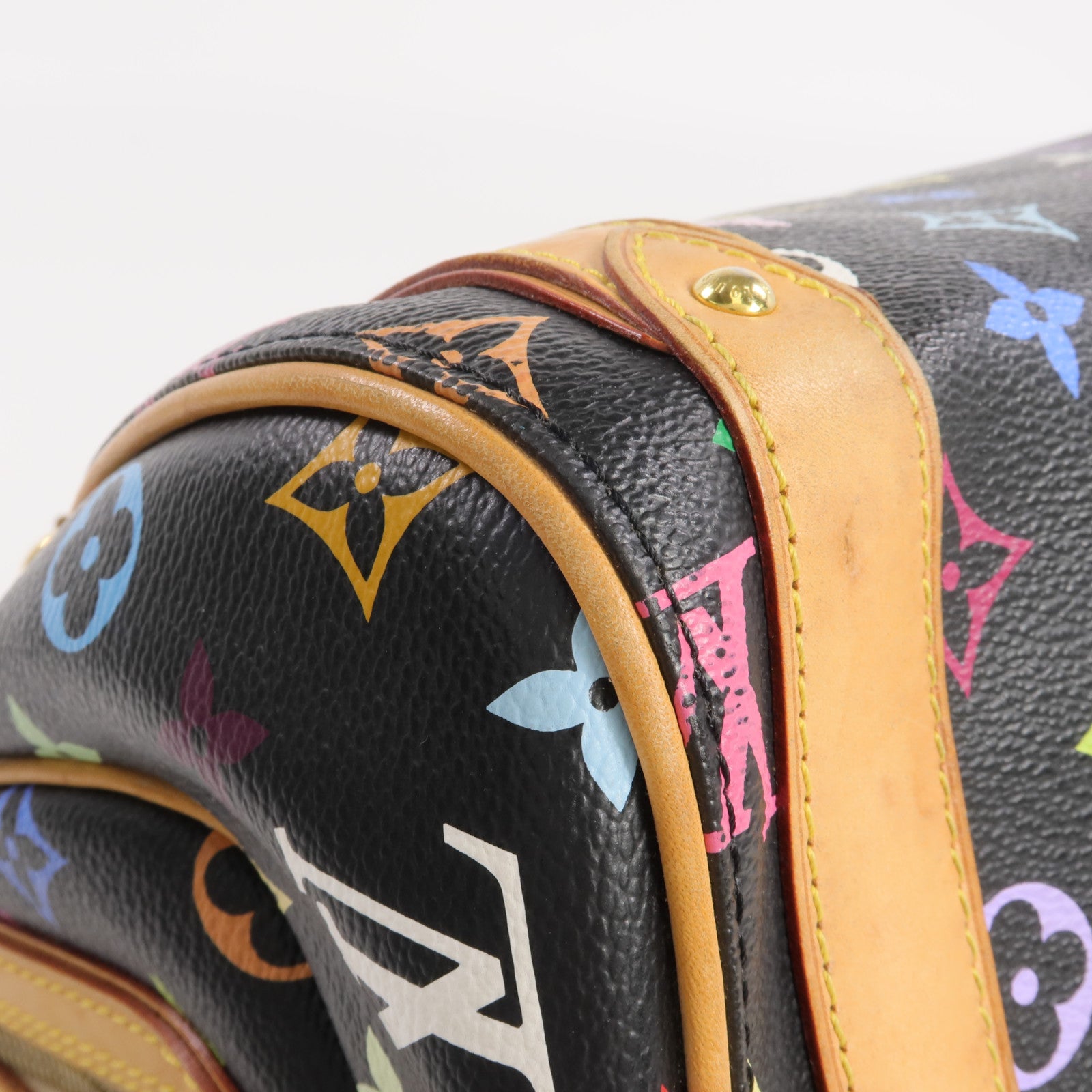 LOUIS VUITTON Monogram Multicolore Priscilla金扣手挽袋