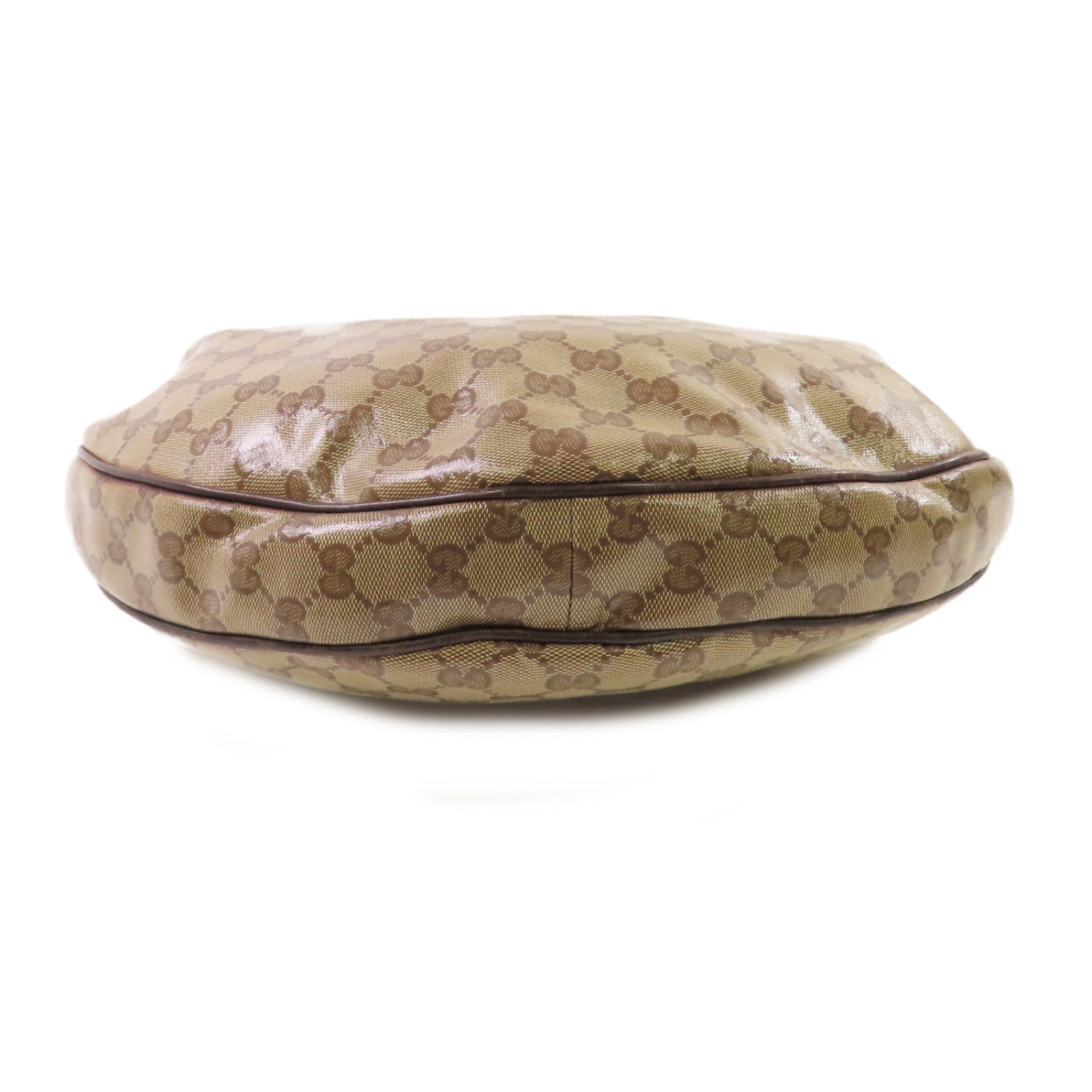 GUCCI 【激減優惠】塗層帆布Duchessa Shoulder Bag金扣肩背袋啡色