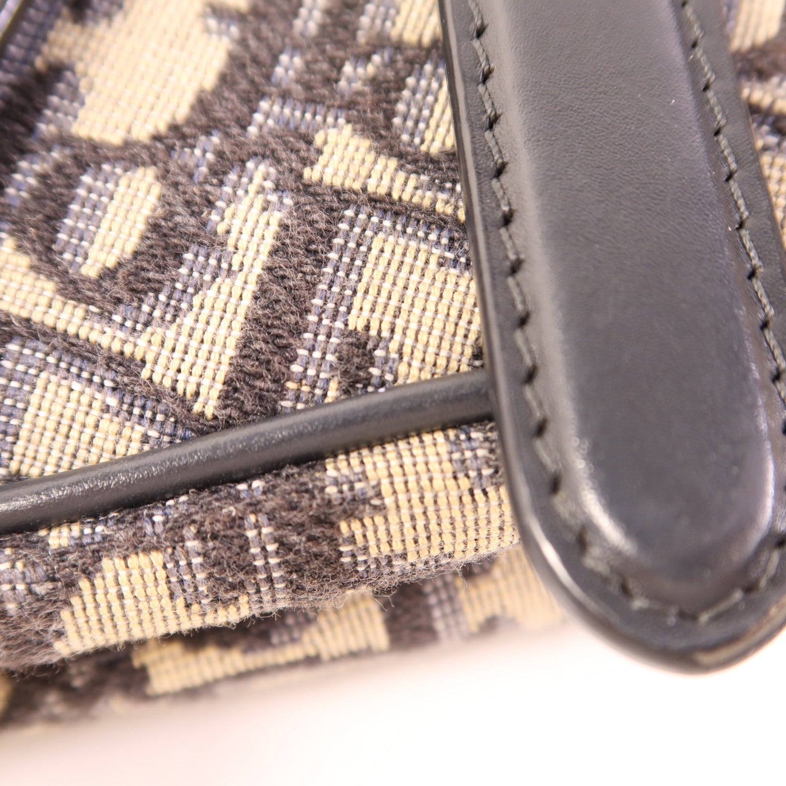 Dior 帆布Saddle金扣肩背袋