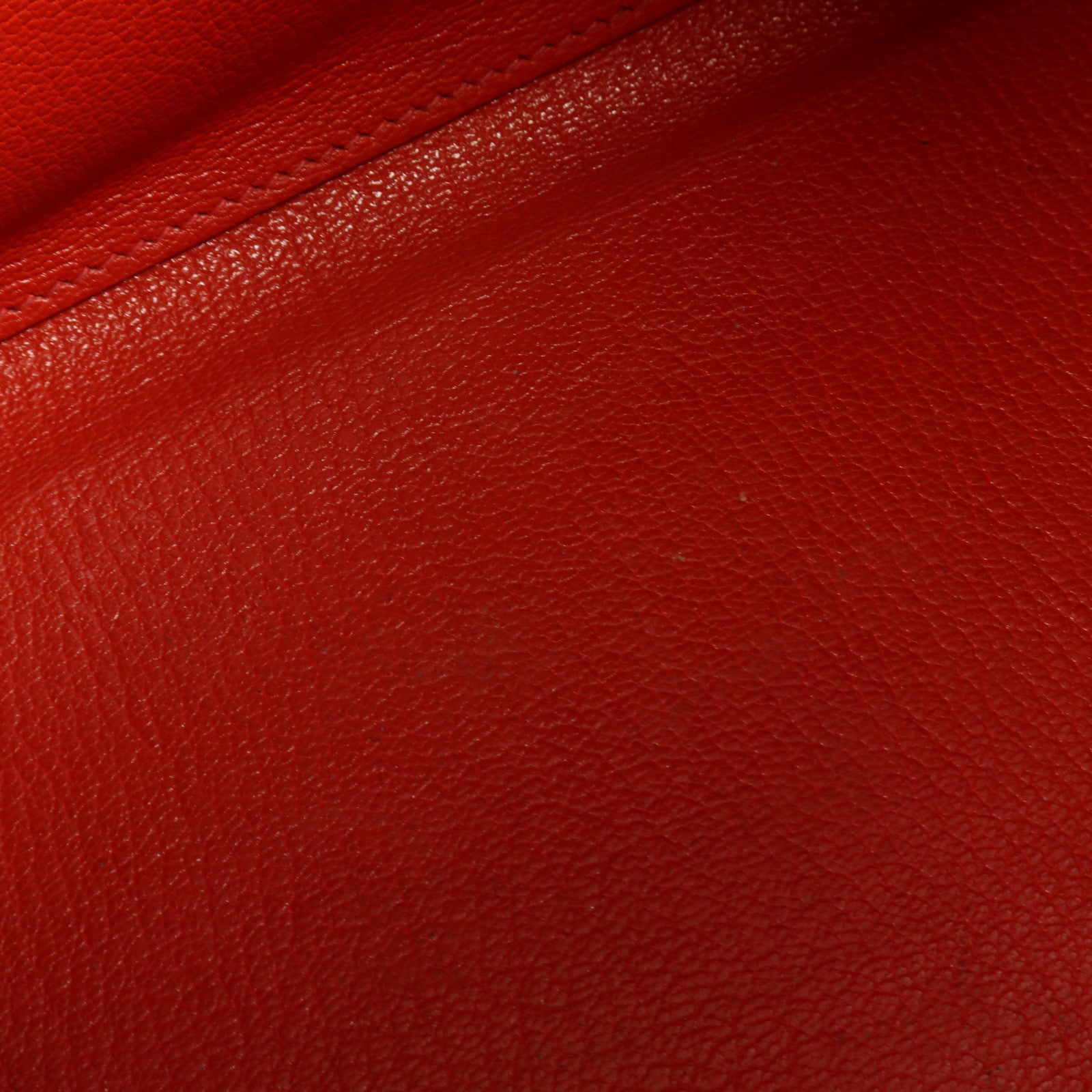 HERMES Clemence皮革Kelly 32銀扣手挽肩背兩用袋Rouge Casaque