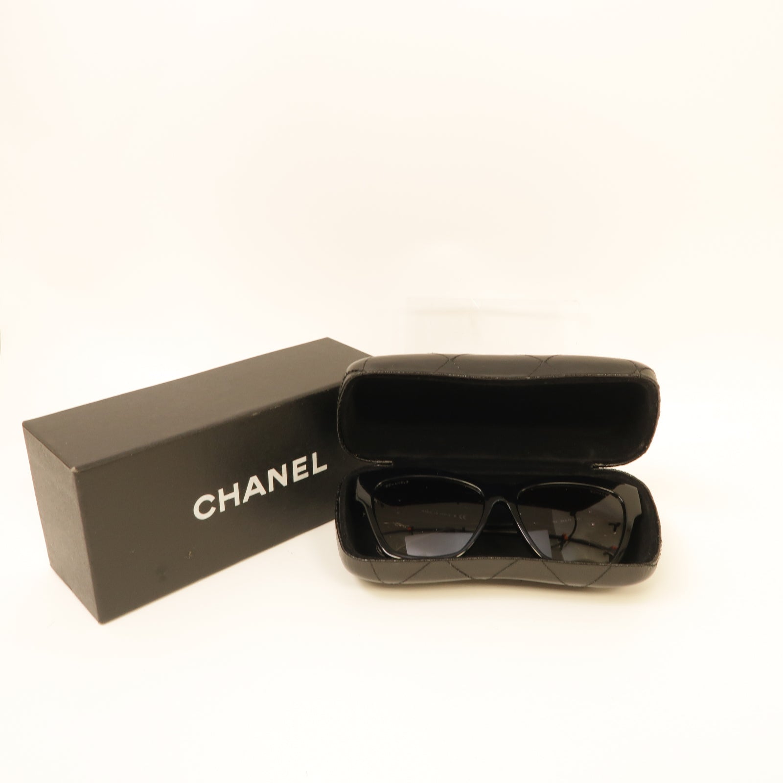 CHANEL PVC Sunglasses太陽眼鏡黑色