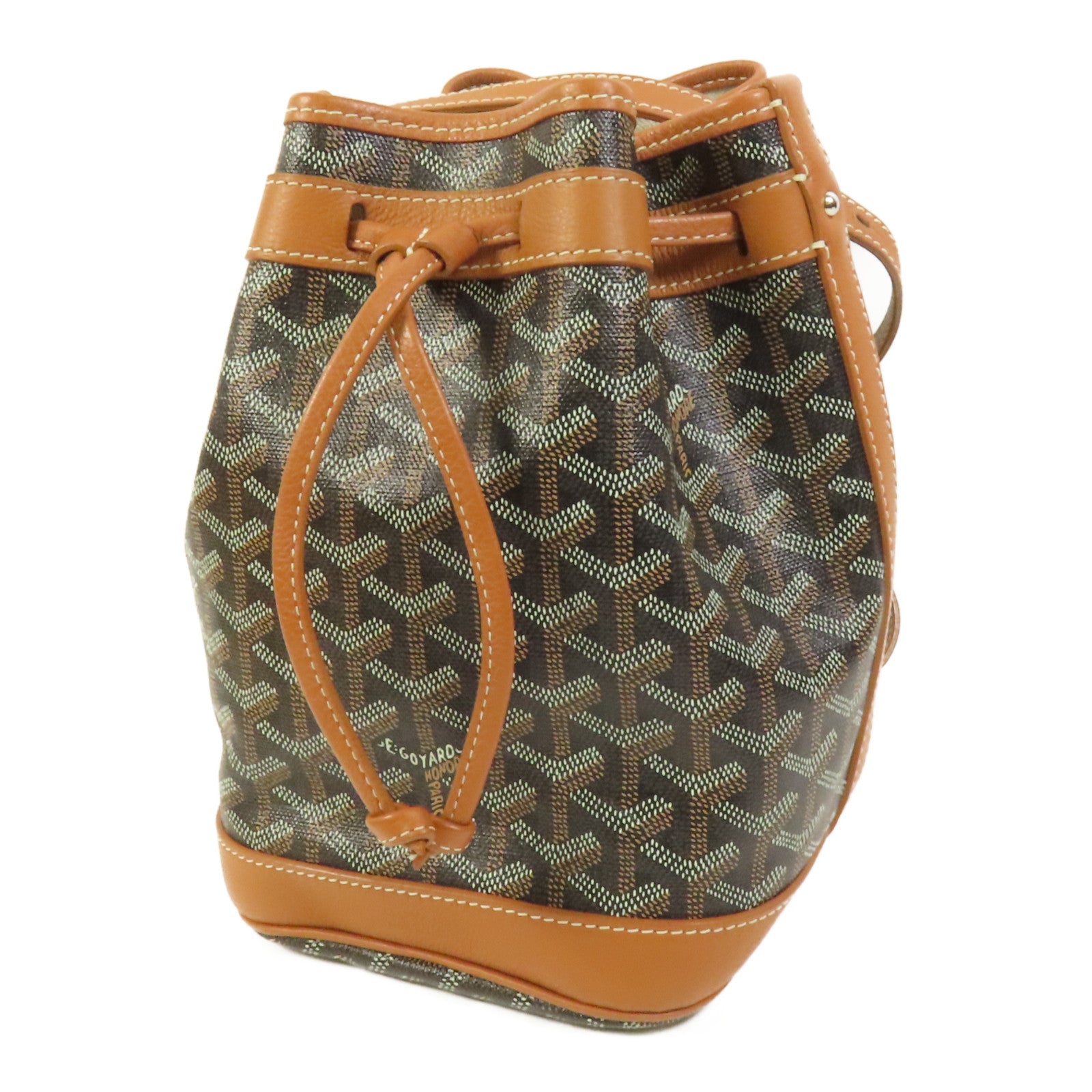 GOYARD 【激減優惠】塗層帆布Petit Flot Bucket Bag肩背袋