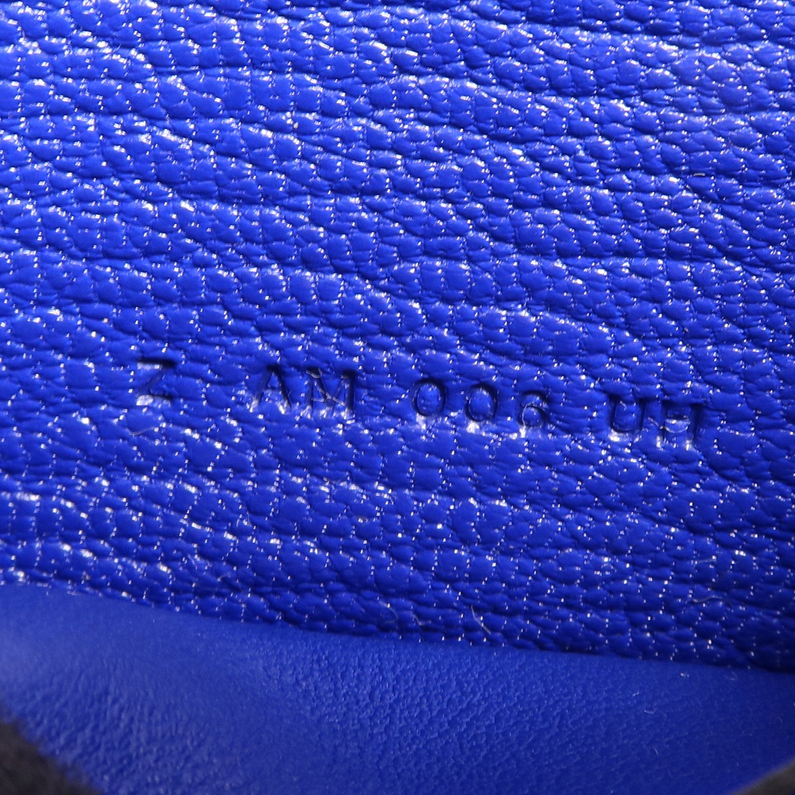 HERMES Chevre皮革Roulis Slim手拿包Bleu Electrique