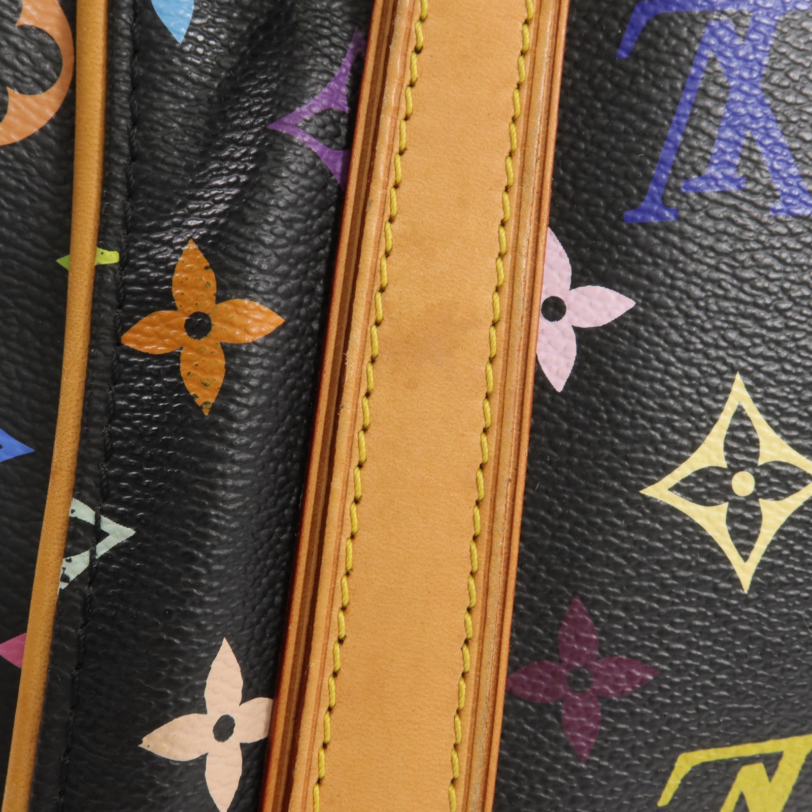 LOUIS VUITTON Monogram Multicolore Priscilla金扣手挽袋
