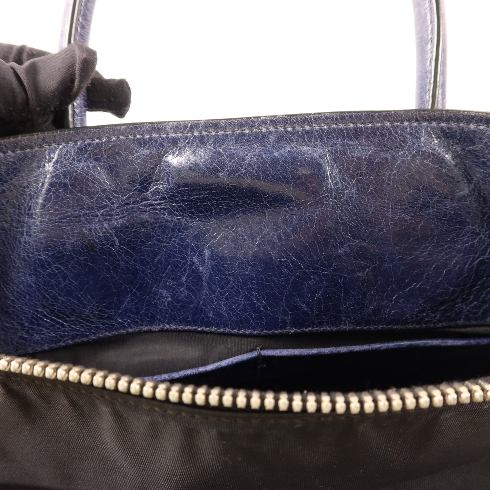 Miu Miu 牛皮皮革2 Way Shoulder Bag銀扣手挽肩背兩用袋