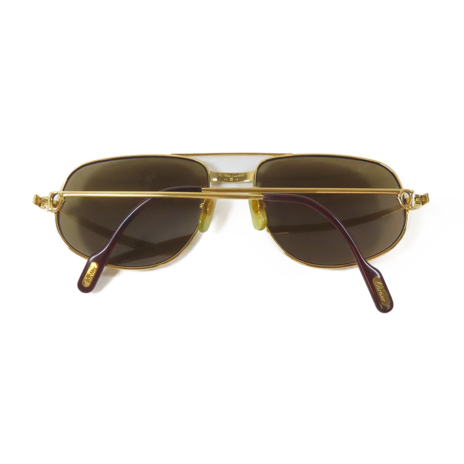 CARTIER 金屬Sunglasses太陽眼鏡金色