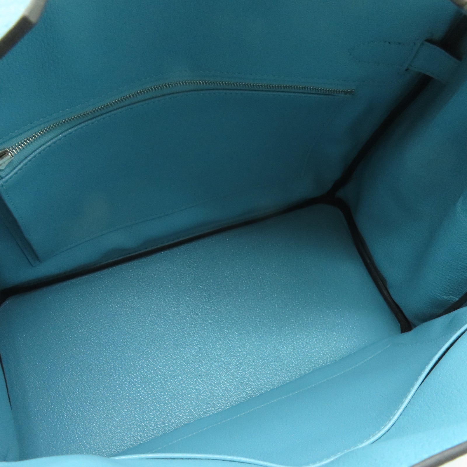 HERMES 【清倉大減價】Togo皮革Birkin 30銀扣手挽袋Bleu Saint Cyr淺藍色