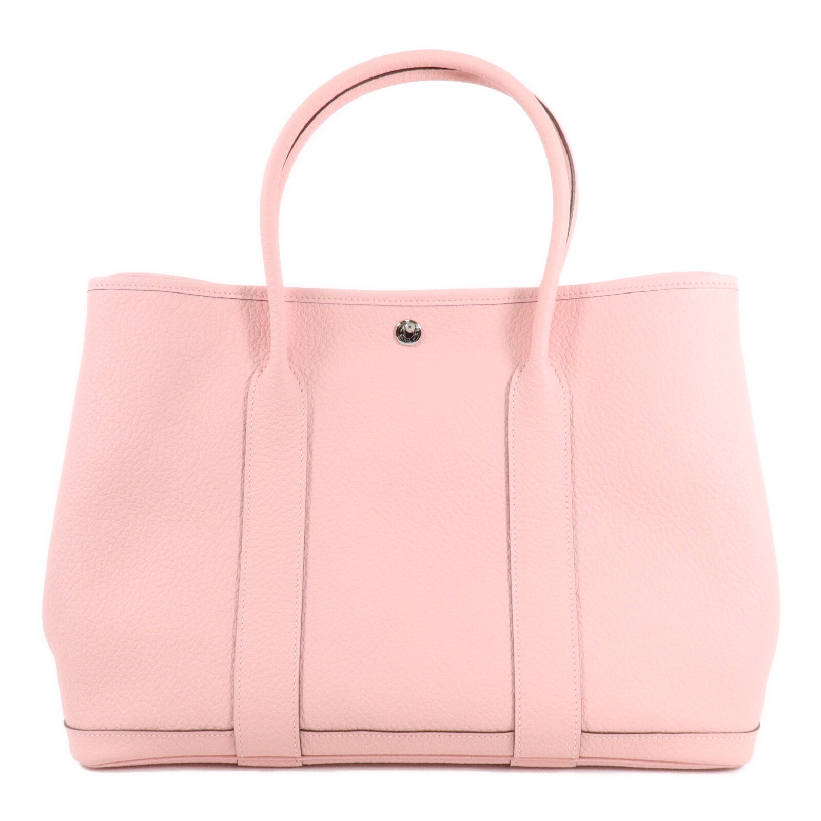 HERMES Negonda皮革Garden Party PM手挽袋Rose Sakura
