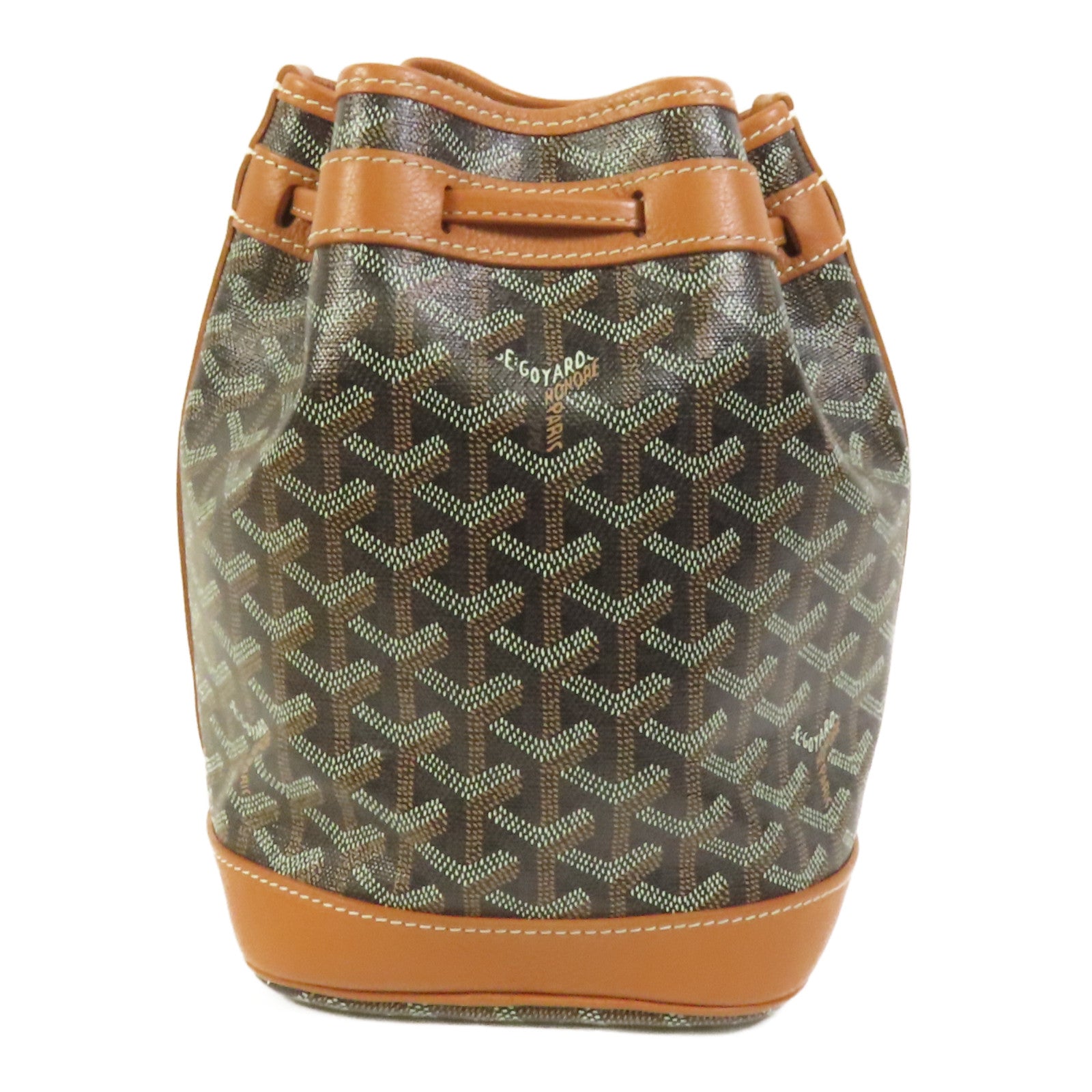 GOYARD 【激減優惠】塗層帆布Petit Flot Bucket Bag肩背袋