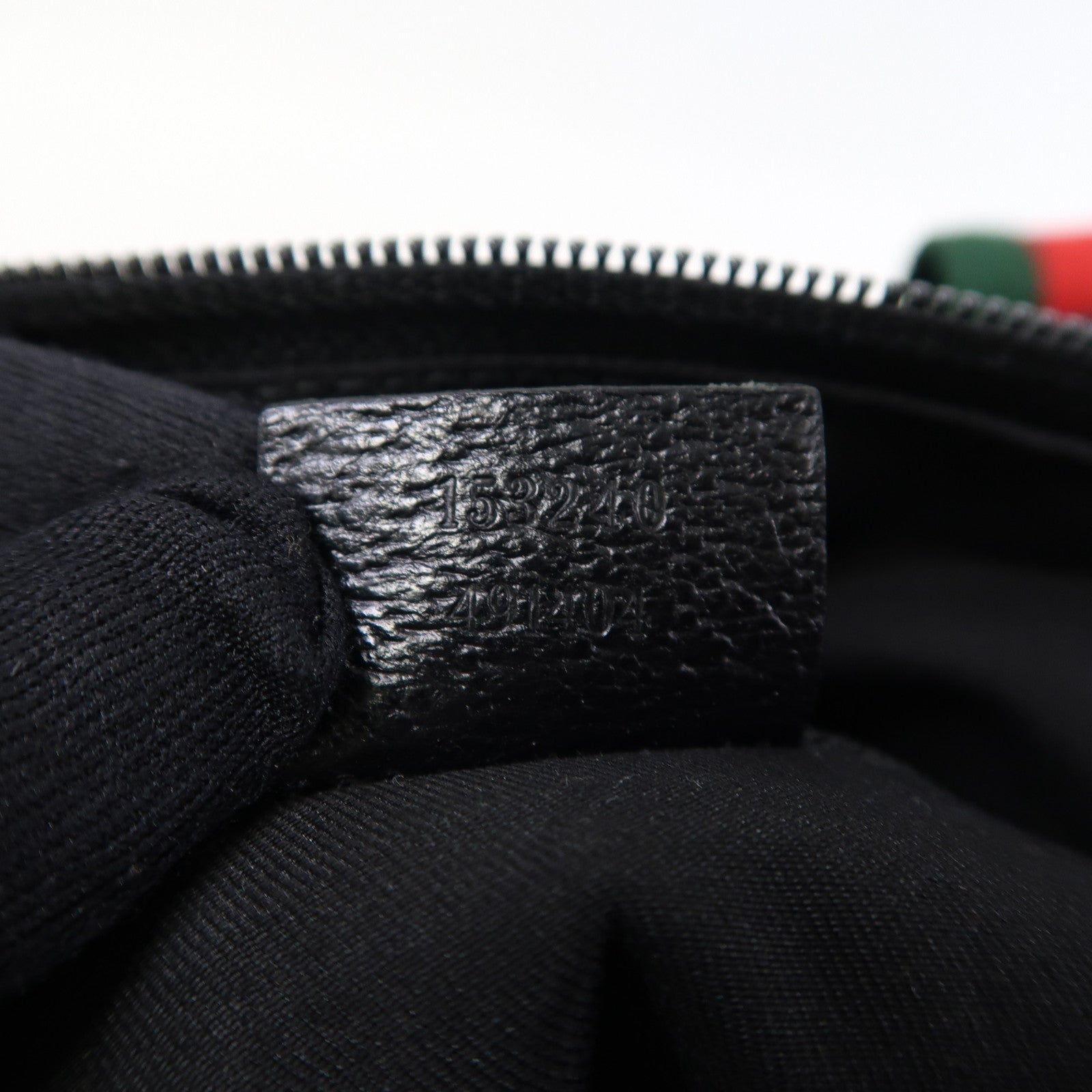 GUCCI 帆布Shoulder Boston Bag銀扣波士頓包黑色