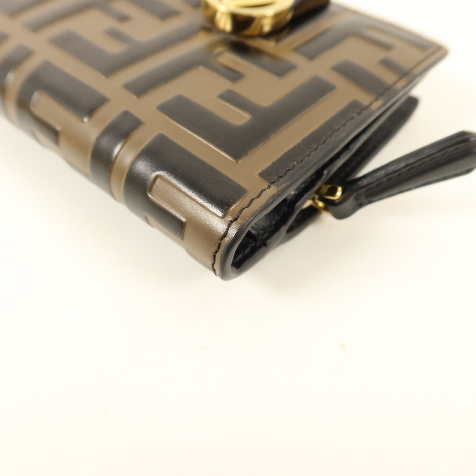 FENDI 牛皮皮革Wallet金扣錢包