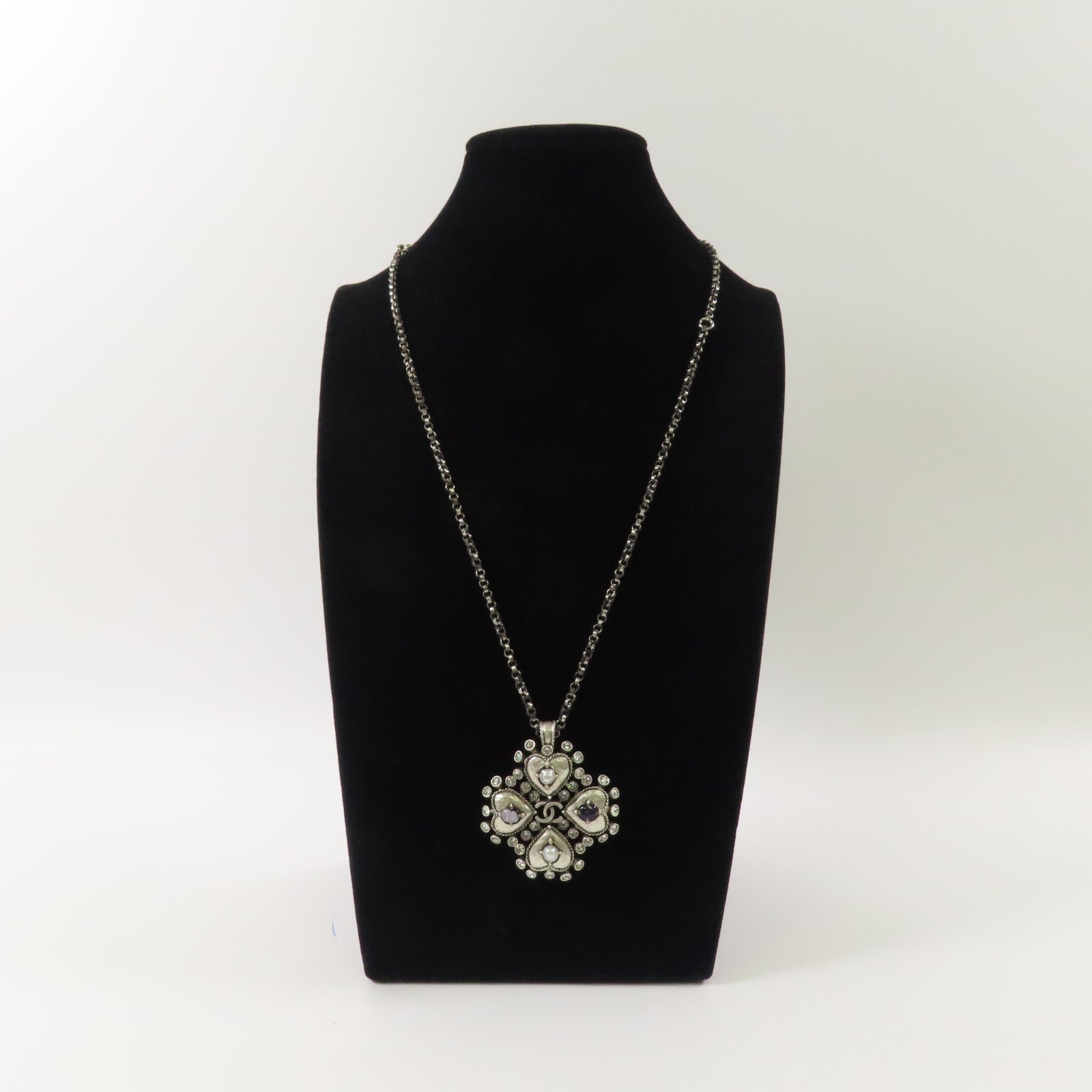 CHANEL 金屬/水晶Necklace項鍊