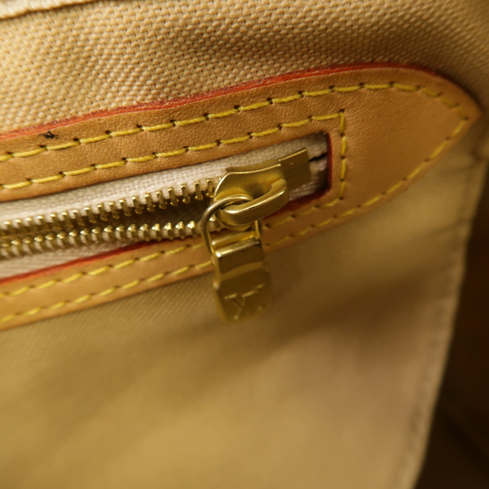 LOUIS VUITTON Damier Azur Speedy 25金扣手挽袋白色