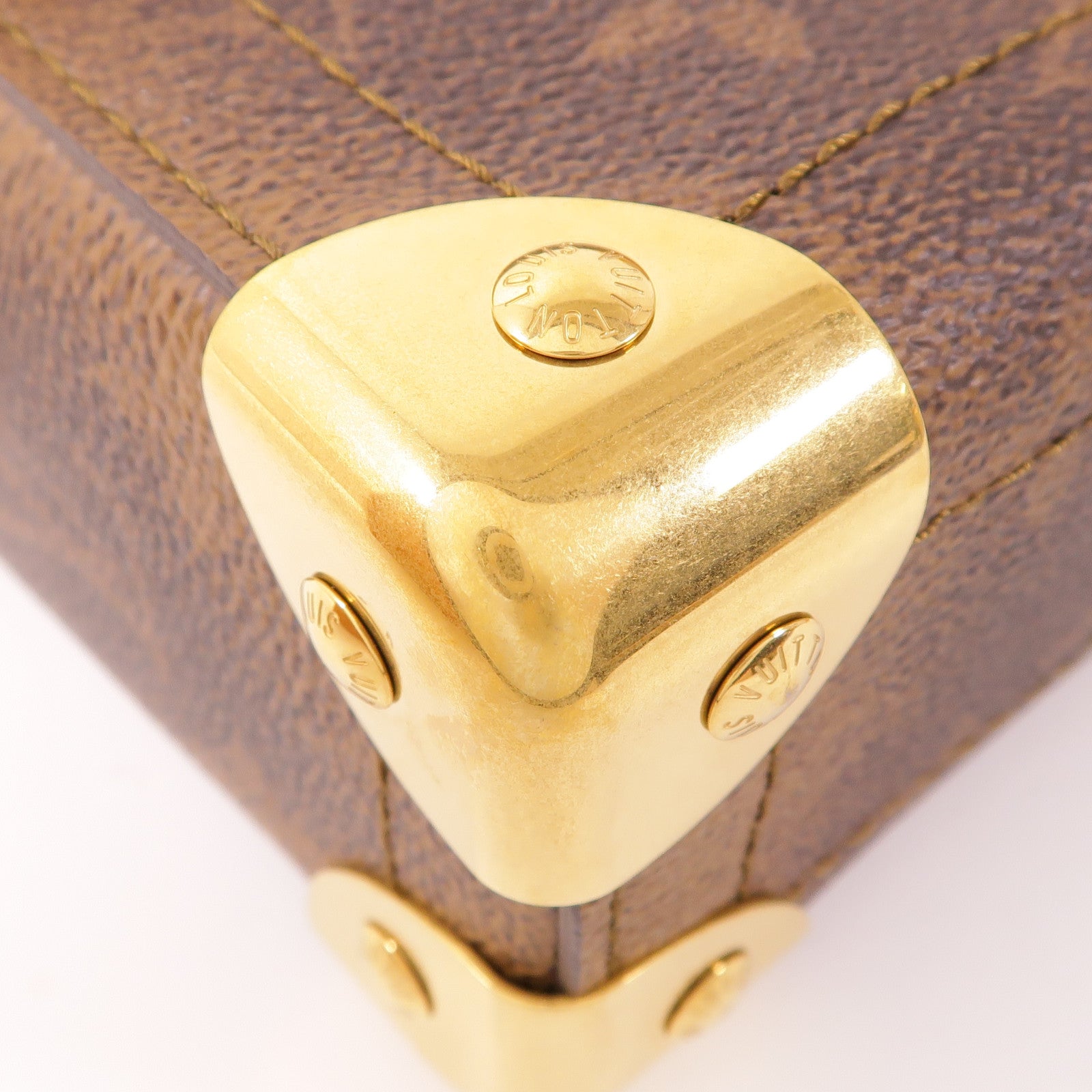 LOUIS VUITTON LV GHW Soul Trunk 2 Way Bag M11535 Monogram Dust Brown